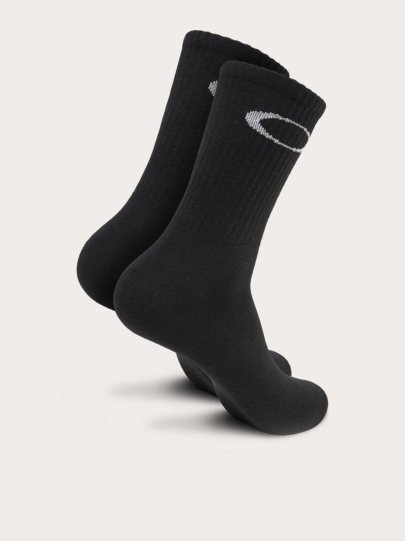 undefined Mens Ellipse Crew Socks (3 Pack) - Black