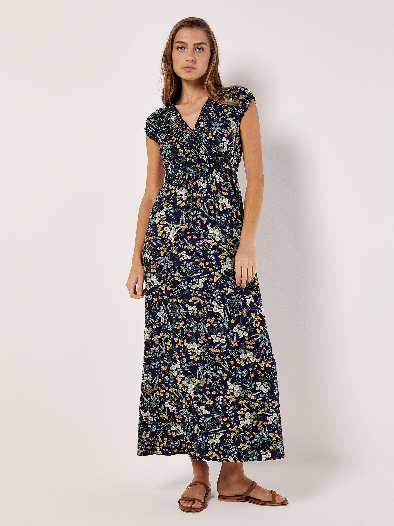 undefined Botanical Ditsy V/nk Maxi Dress