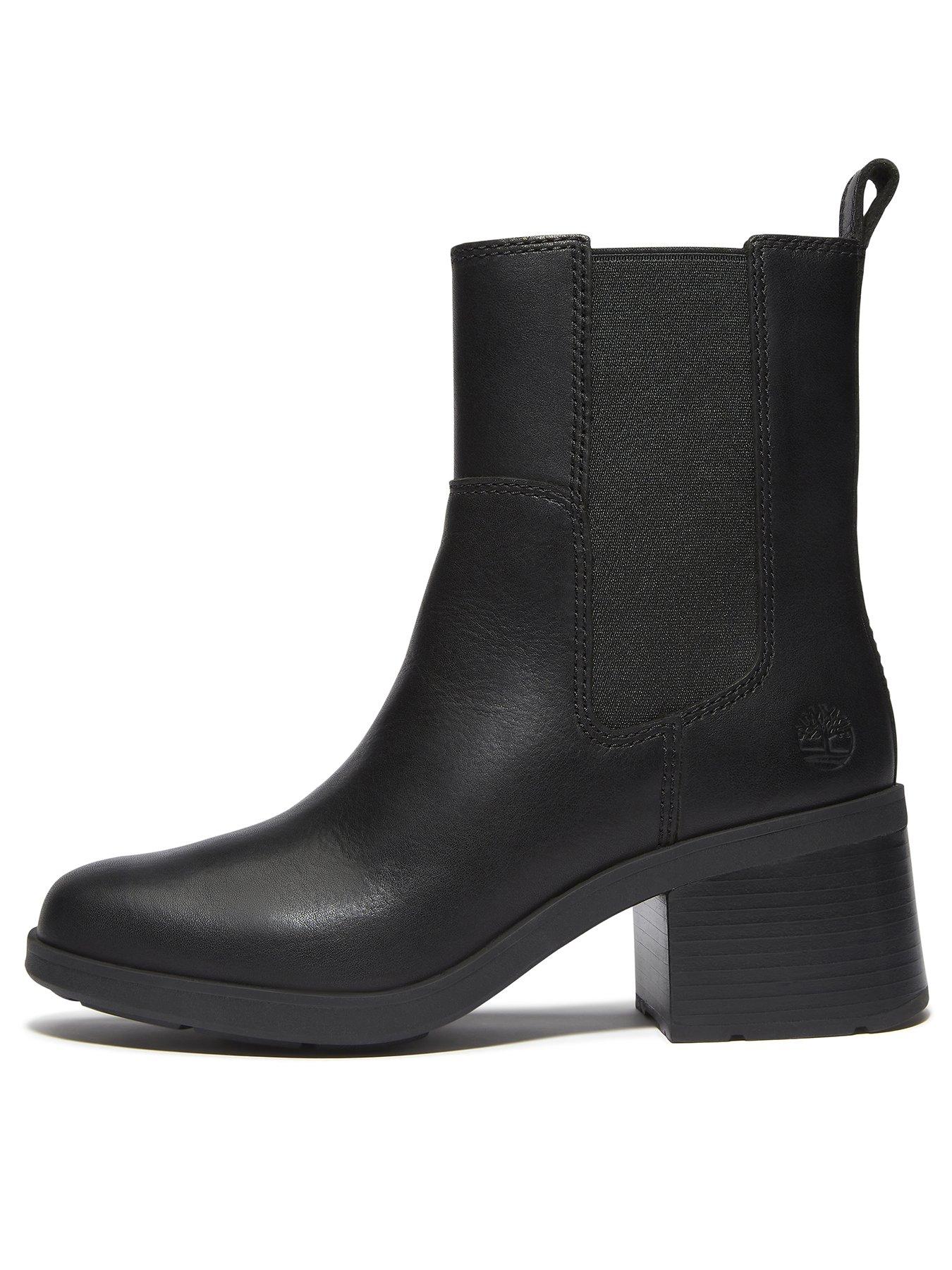 Timberland Bellevaux Mid Chelsea Boot - Black Full Grain