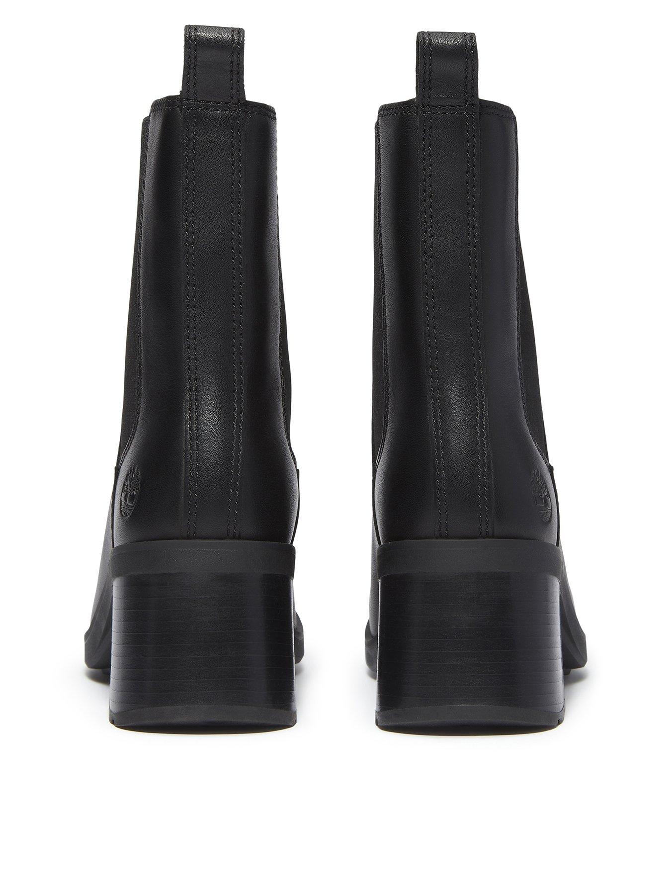 Image 3 of 7 of Timberland Bellevaux Mid Chelsea Boot - Black Full Grain