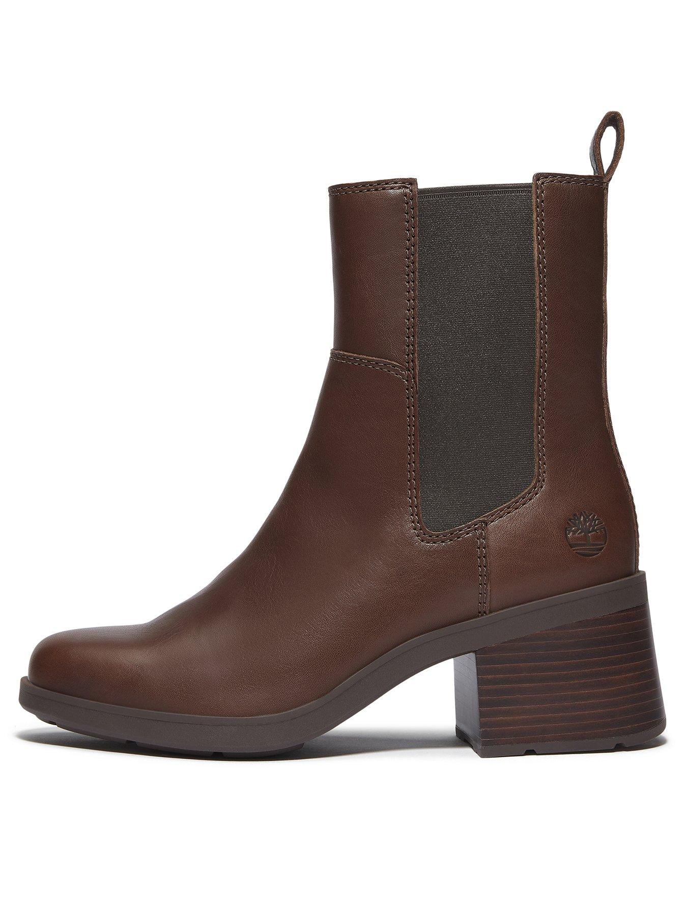 undefined Bellevaux Mid Chelsea Boot - Dark Brown