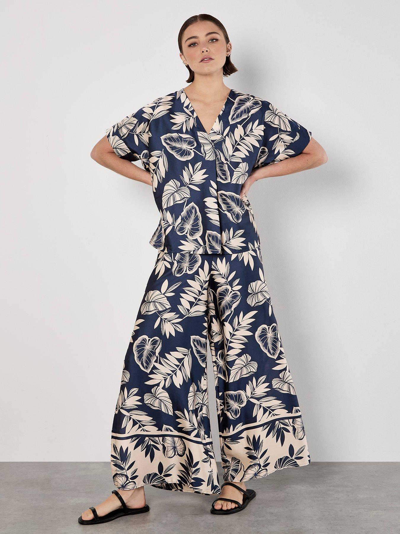 Apricot Satin Double-Layer Pants main image 0