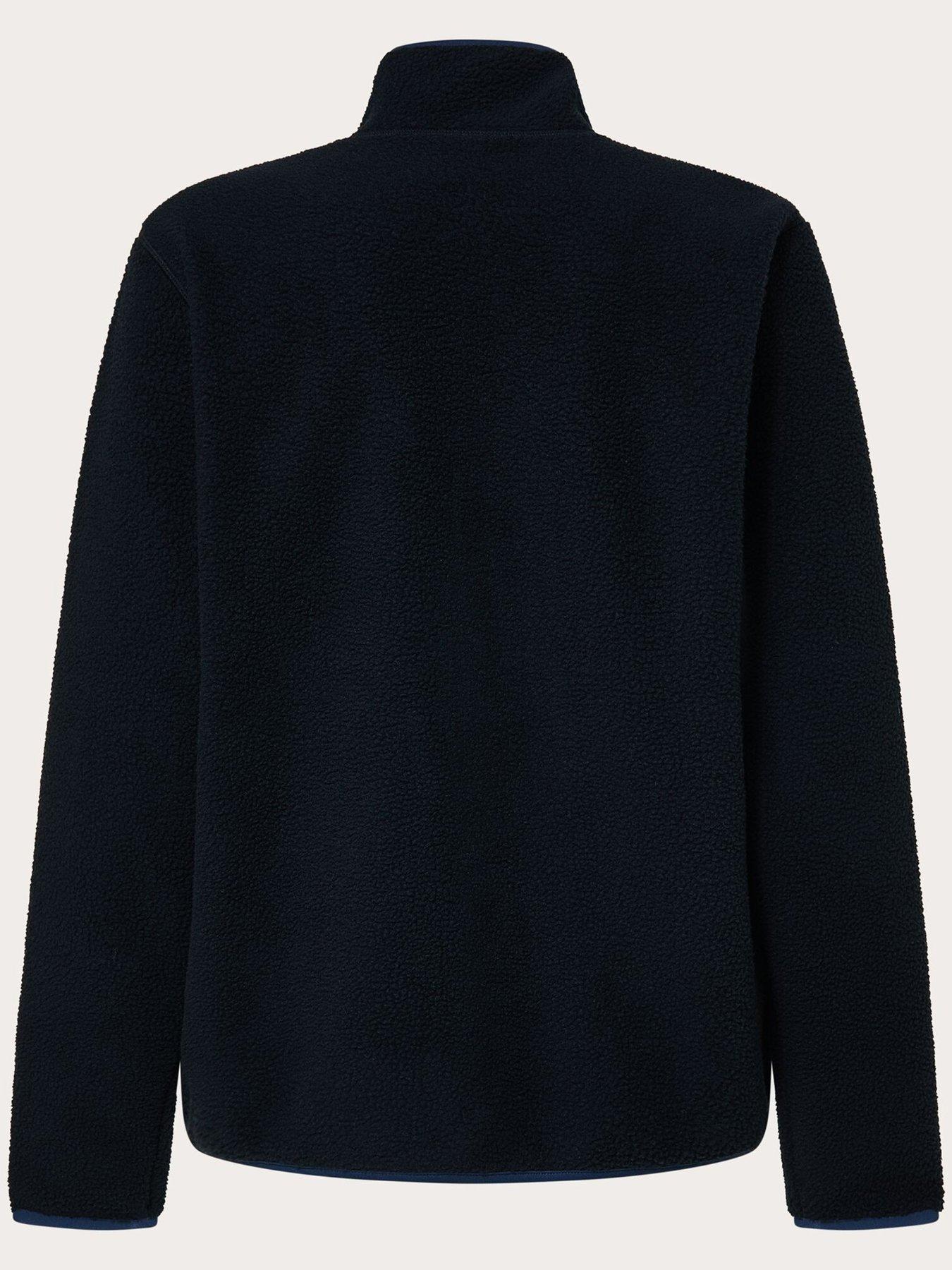 Image 2 of 3 of Oakley Mens Off-Slope Mountain Fire Sherpa Fleece - Blue