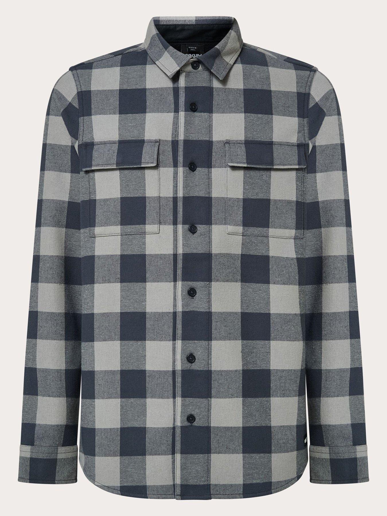 undefined Mens Bear Cosy Flannel Shirt - Black