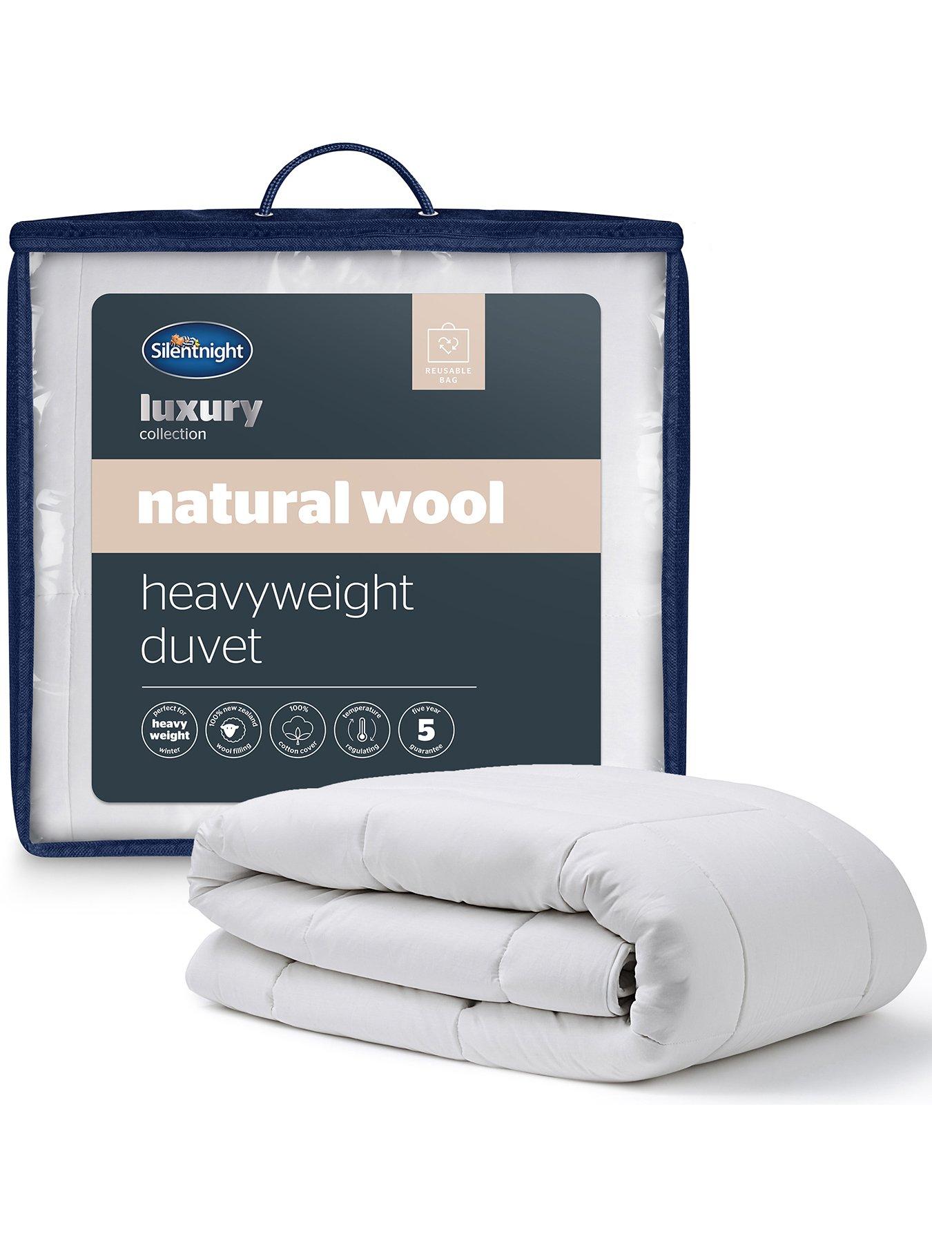 Product photograph of Silentnight Luxury Natural Wool Heavyweight Duvet from very.co.uk