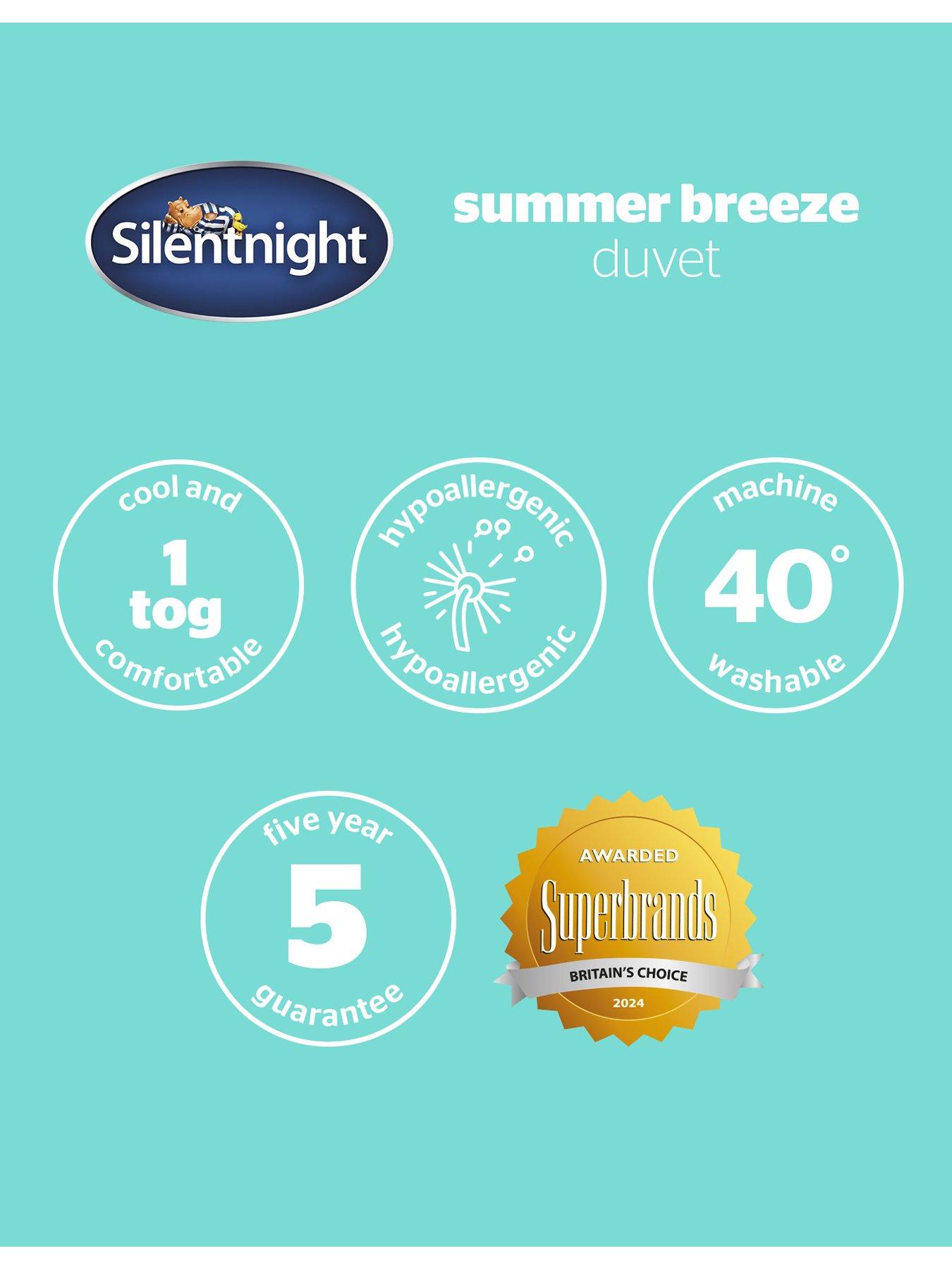 Image 7 of 7 of Silentnight Summer Breeze Cooling Summer Duvet - 1.0 Tog