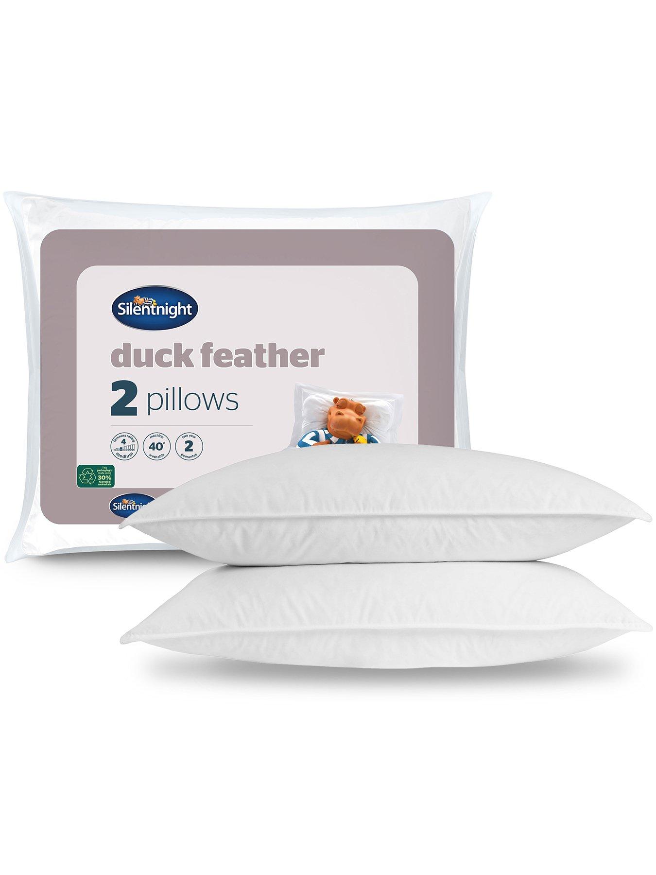 Silentnight Duck Feather Pillow - 2 Pack