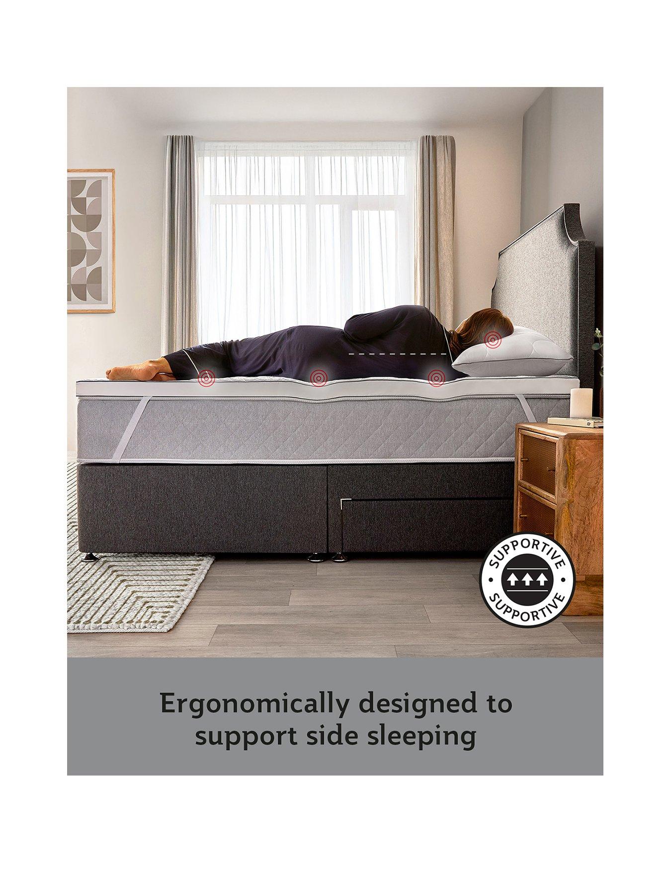 undefined Side Sleeper Memory Foam Mattress Topper