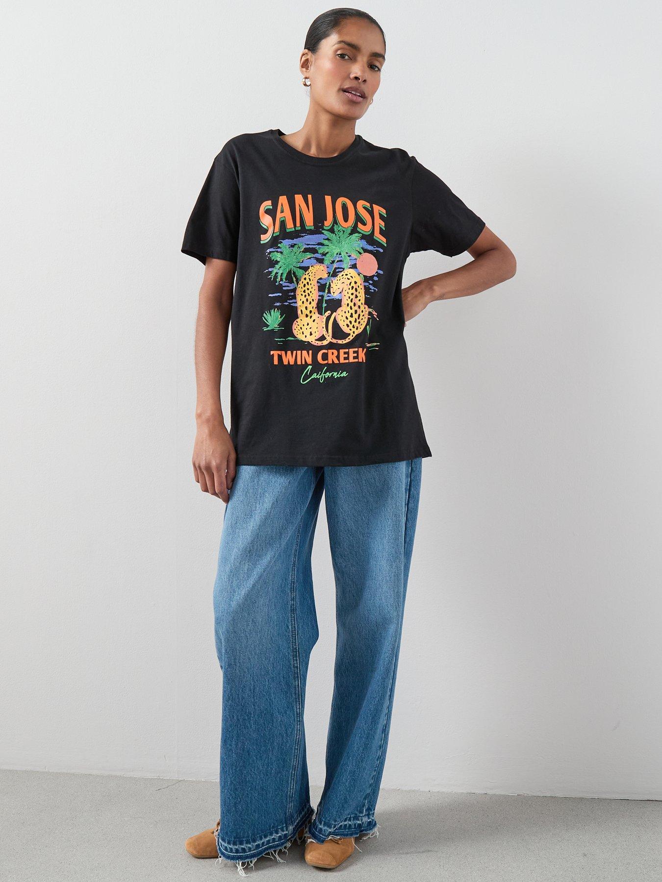 V by Very San Jose Oversized Graphic Tee