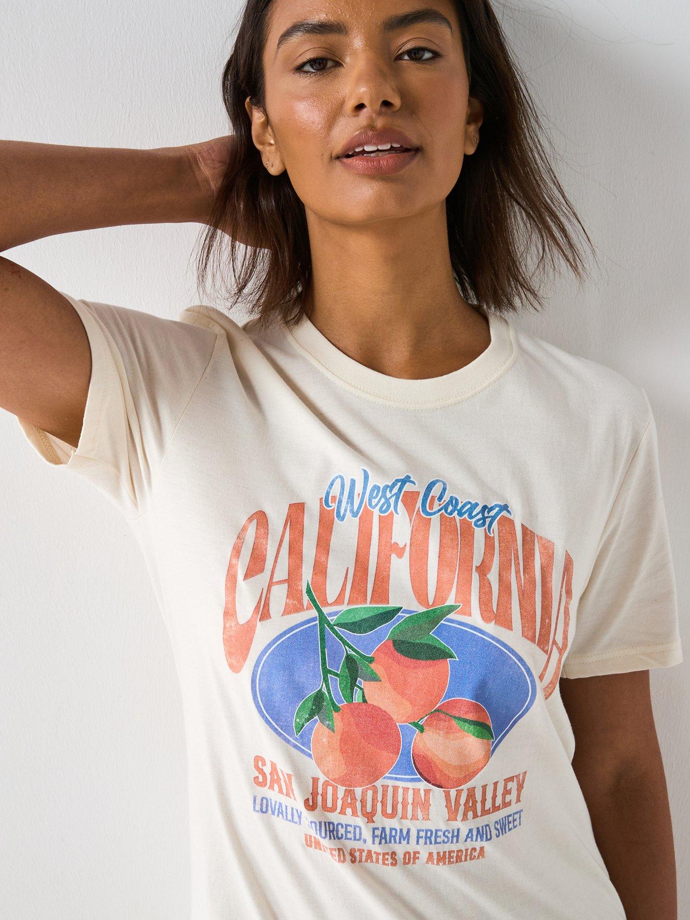 undefined Oversized Oranges Graphic Tee