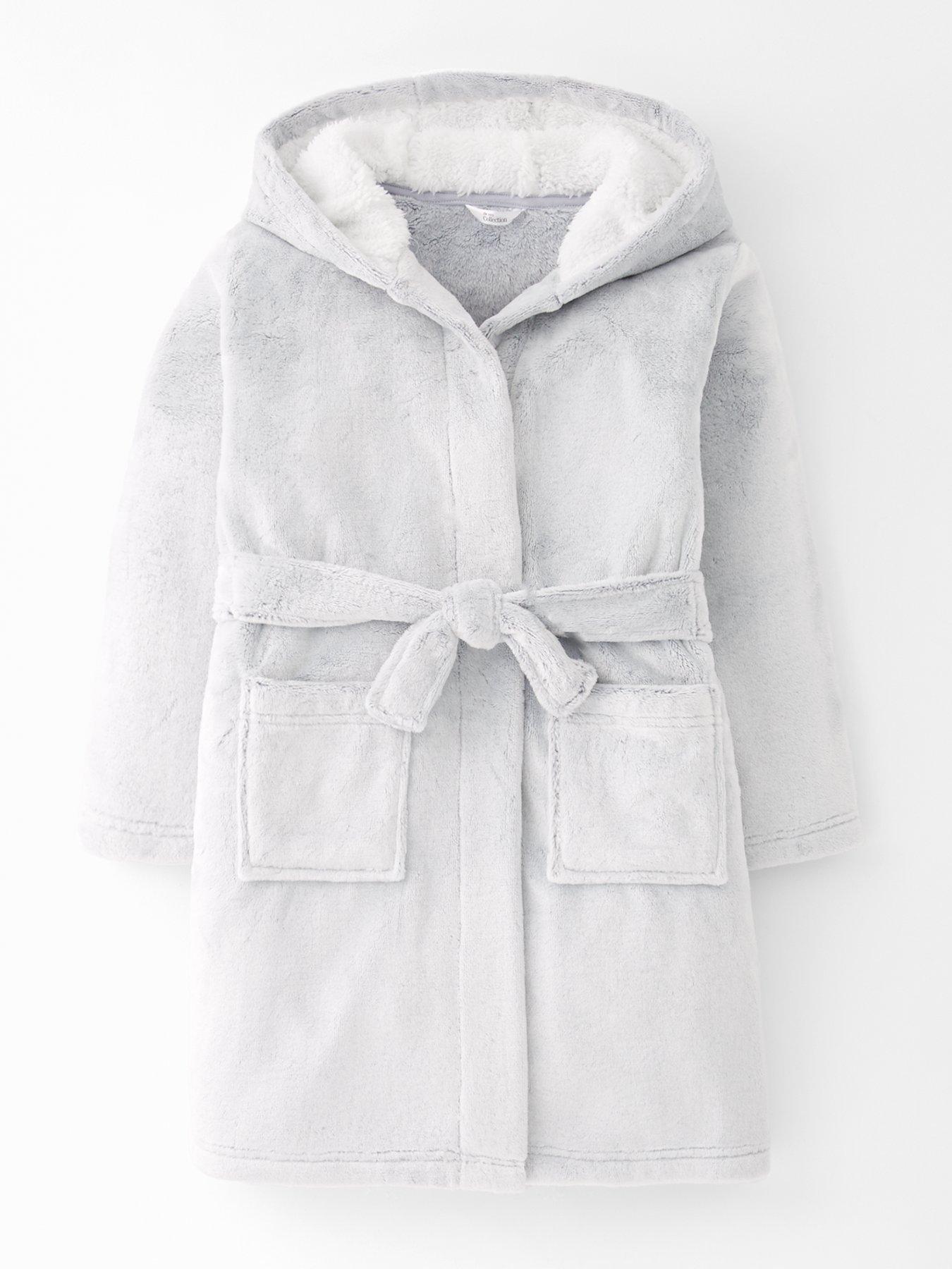 The Very Collection Fleece Dressing Gown - Multi