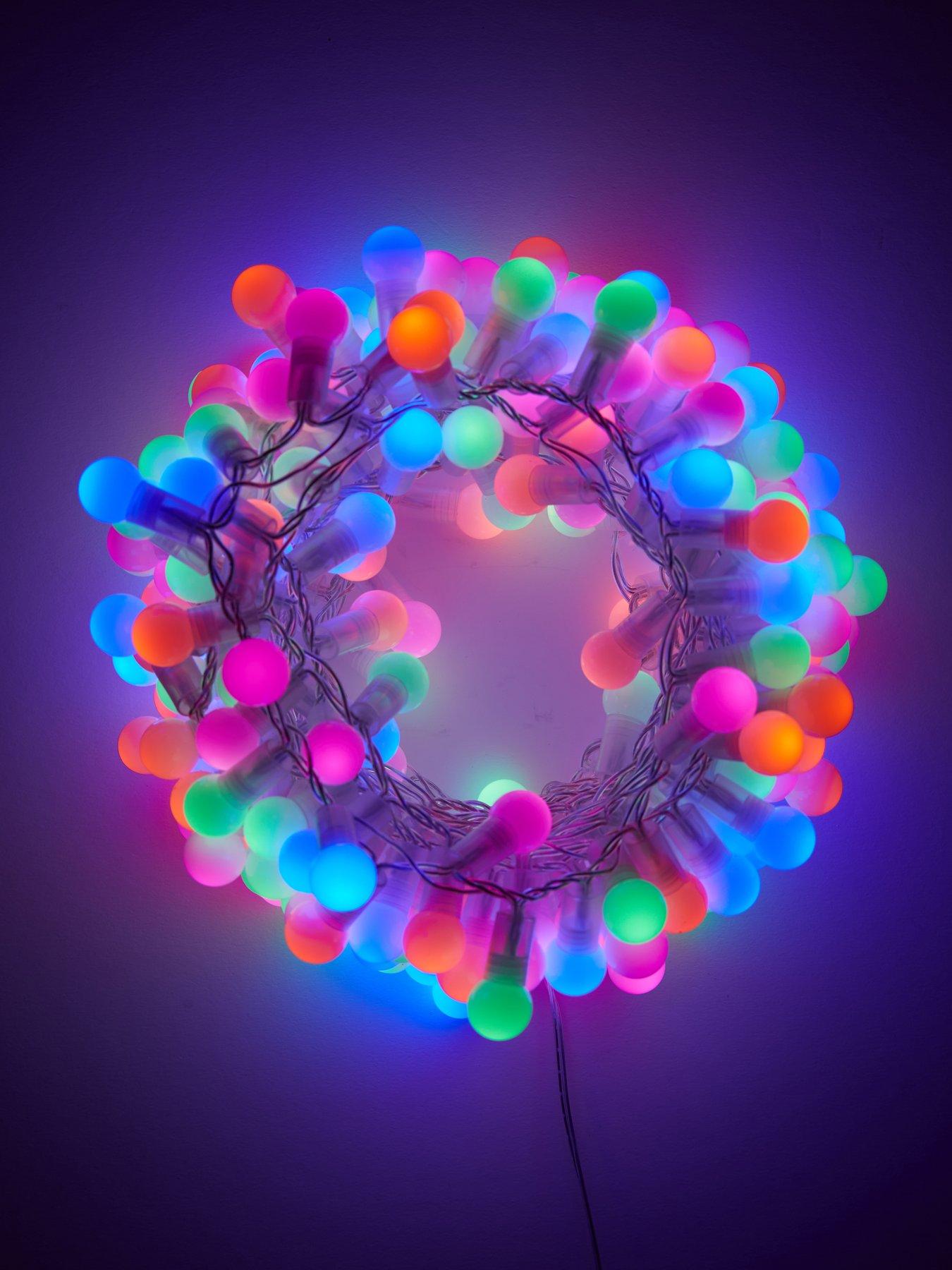 Image 2 of 7 of Very Home 288 Pastel LED Cluster Ball Christmas&nbsp;Lights with 8 Functions