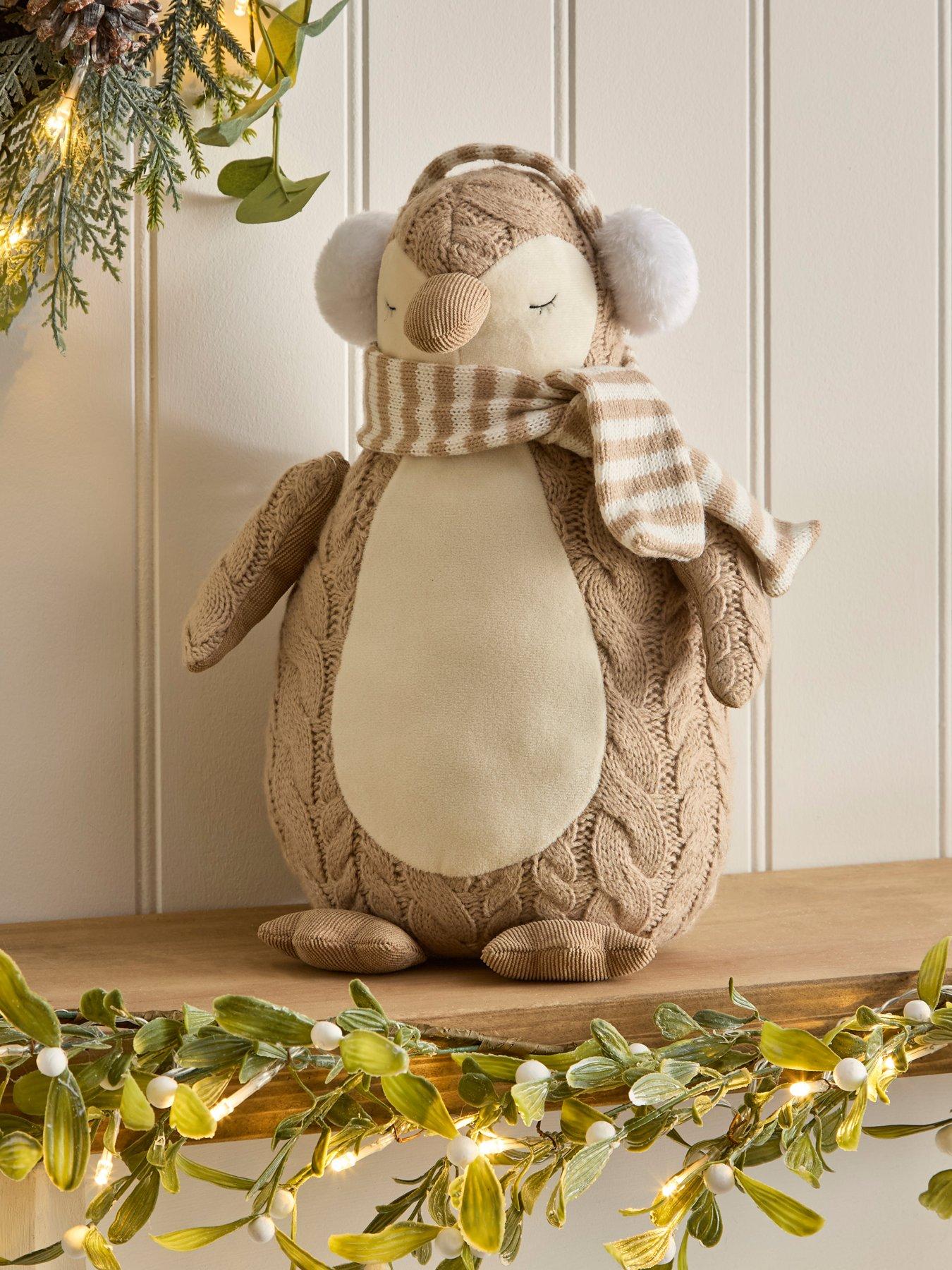 Very Home Felt Penguin Christmas Decoration - 30 cm