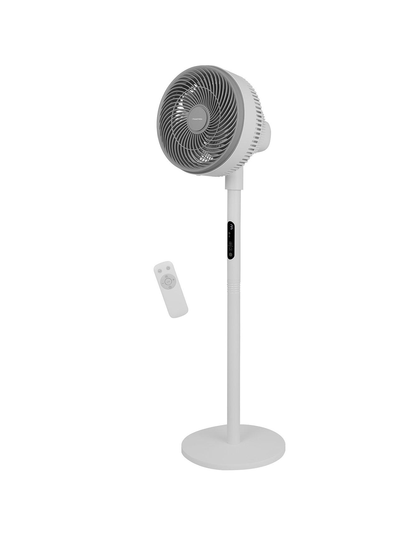 undefined RHPCF825 8' Pedestal Circulator Fan in White