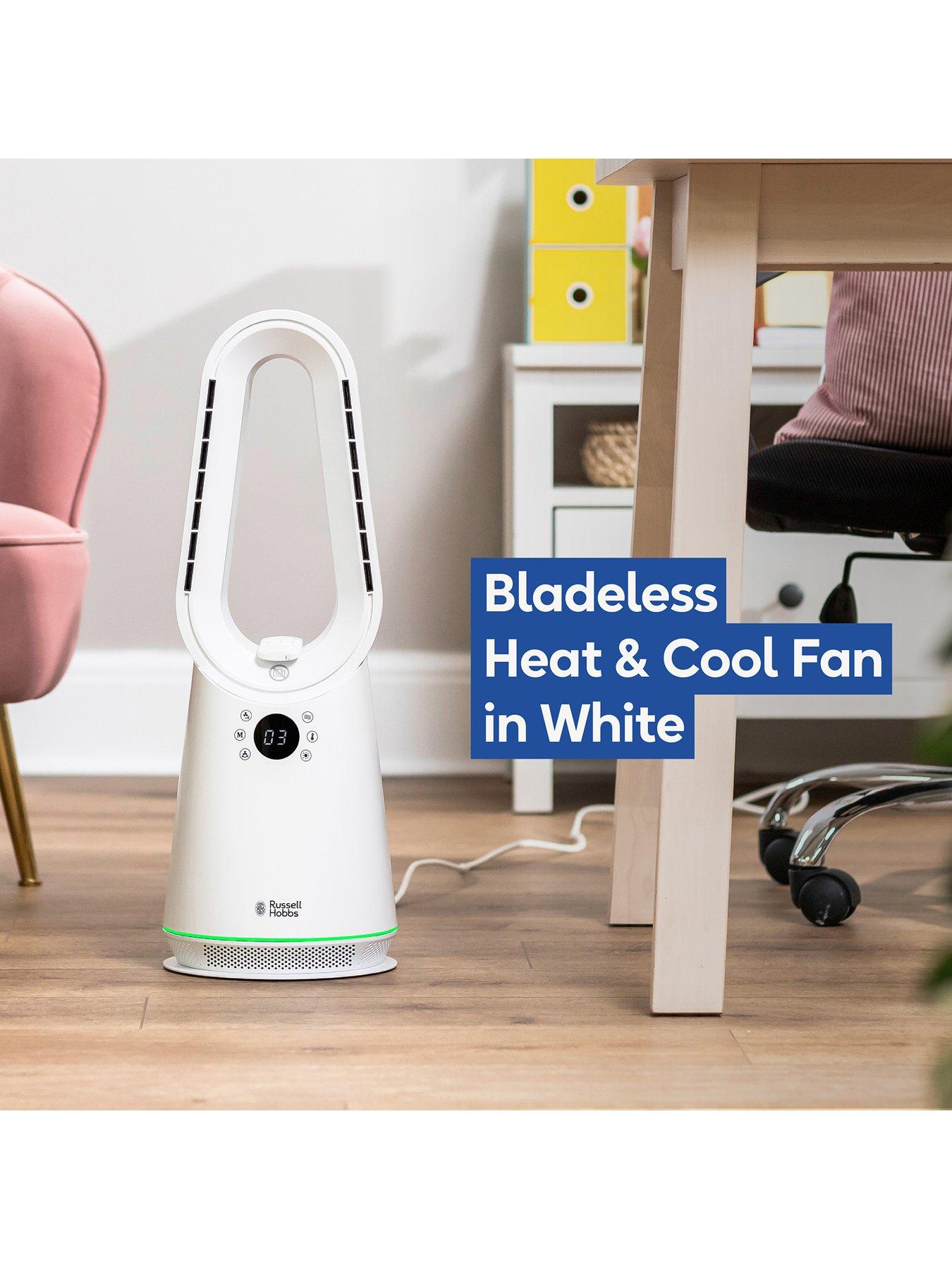 Image 4 of 8 of Russell Hobbs RHCBLDL3IN1, Bladeless Heat and Cool Fan in White