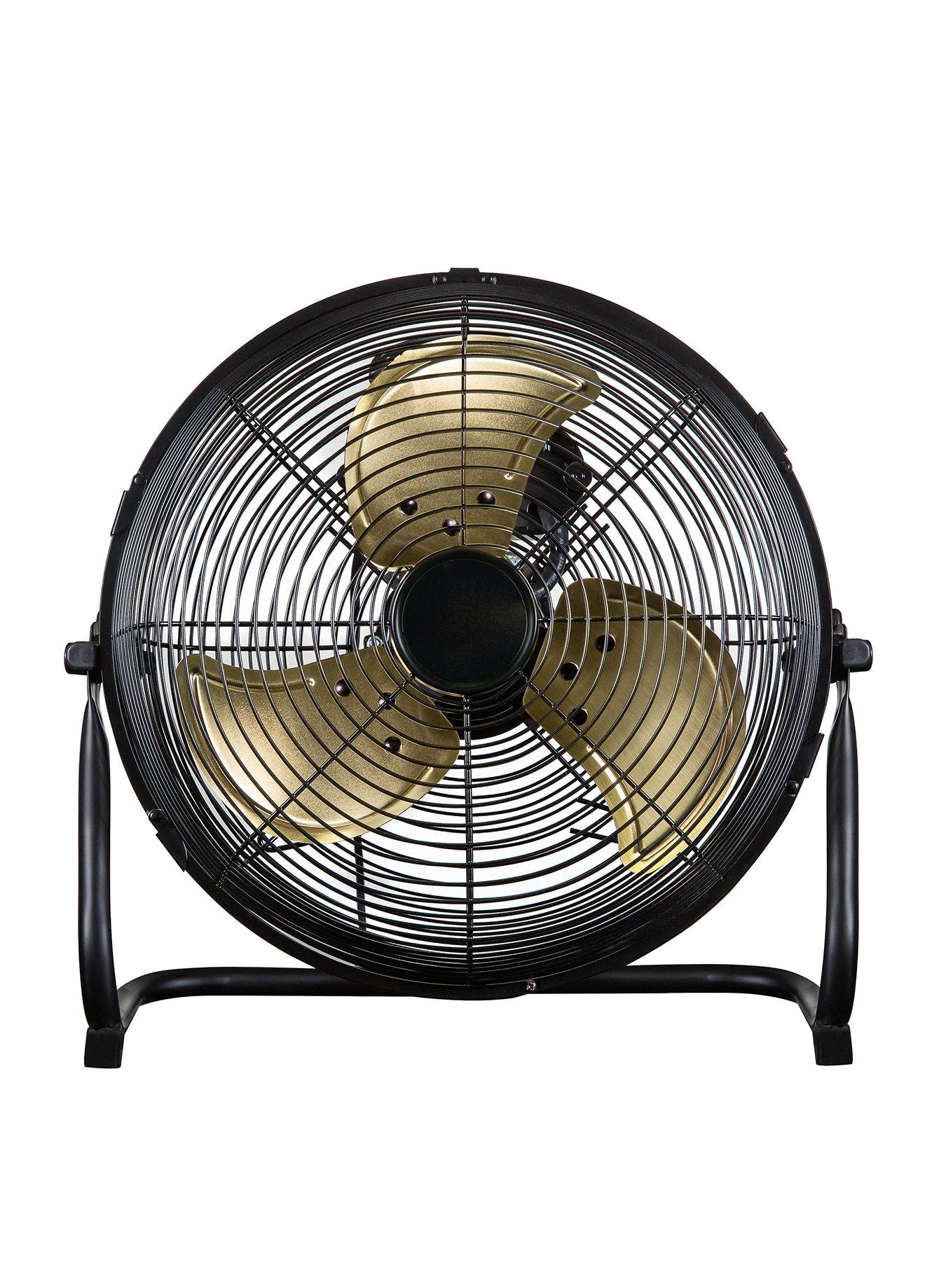 undefined RHGF1221BG 12' High Velocity Floor Fan in Brushed Gold