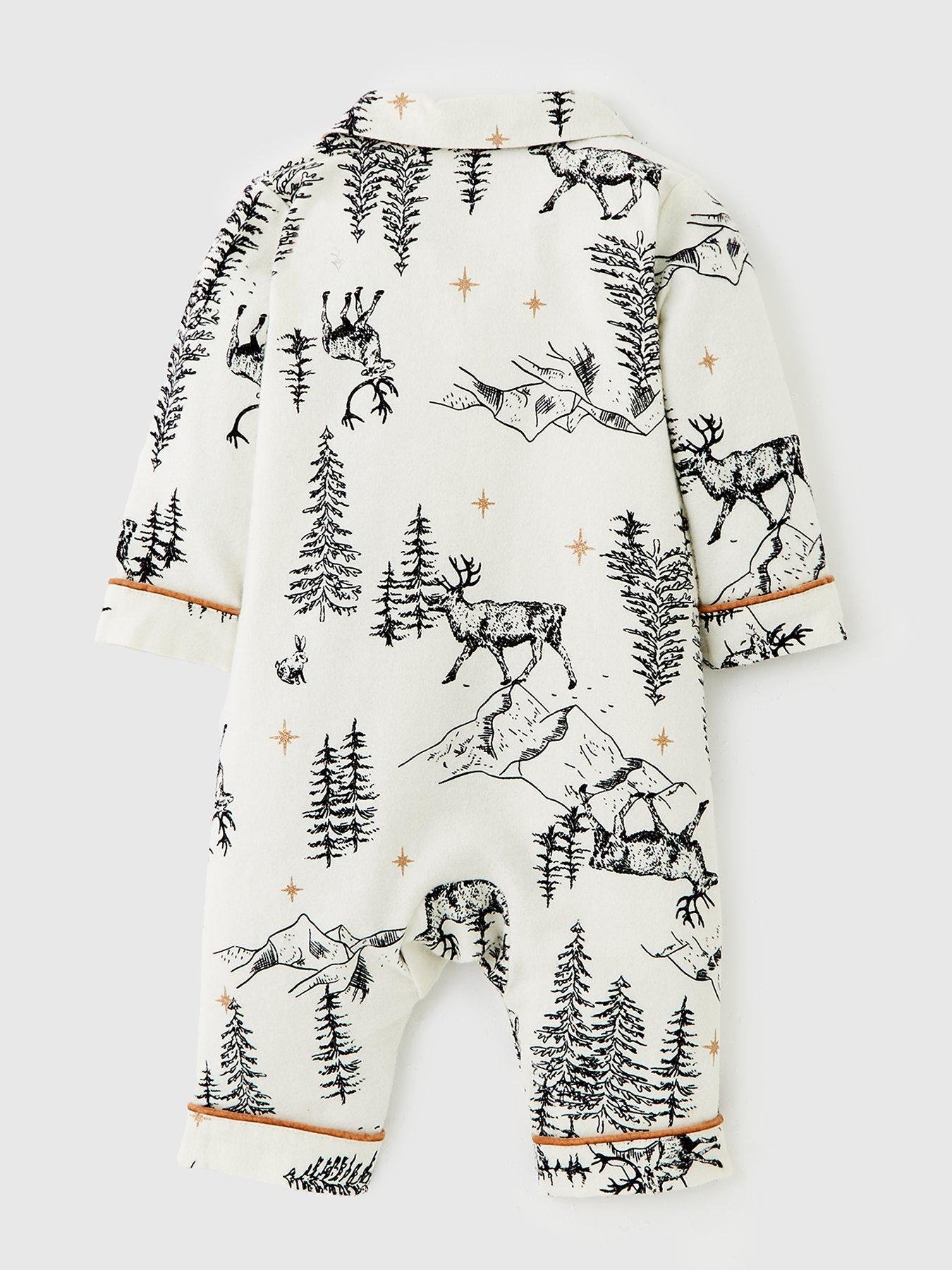 Image 2 of 4 of Mini V by Very Unisex Baby Winter Wonderland Romper - Cream