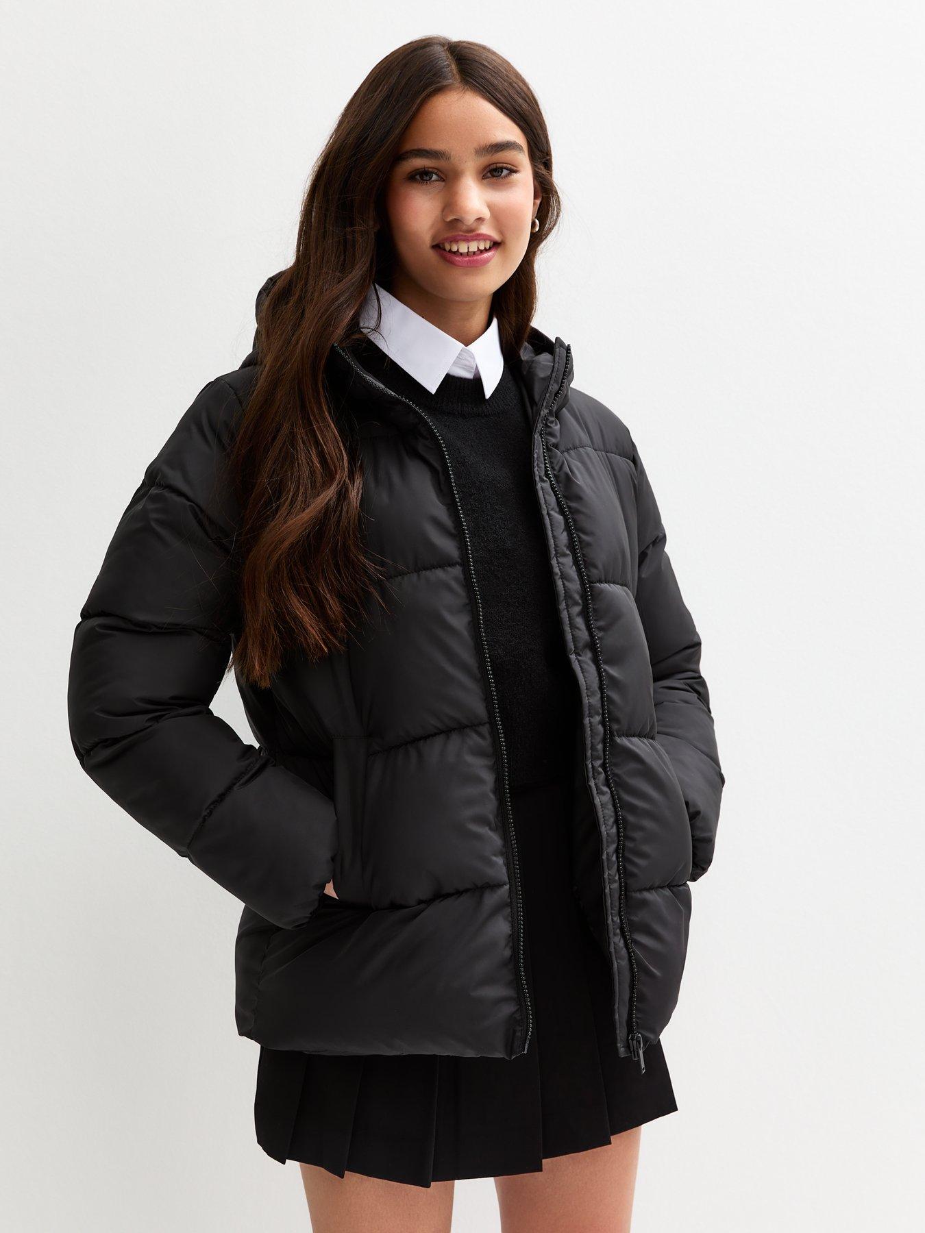 New Look 915 Girls Padded School Jacket Black Very