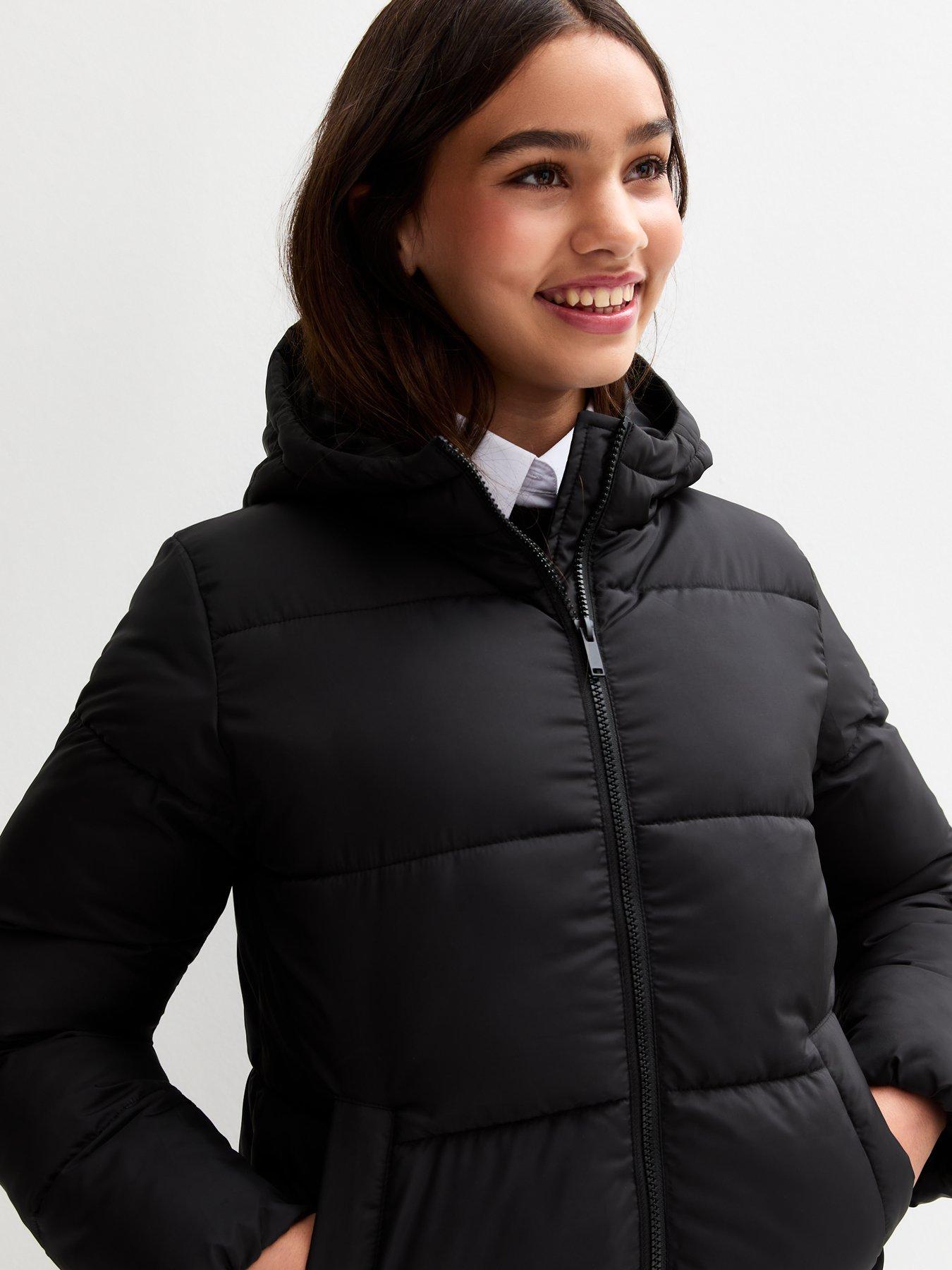 New Look 915 Girls Padded School Jacket Black Very