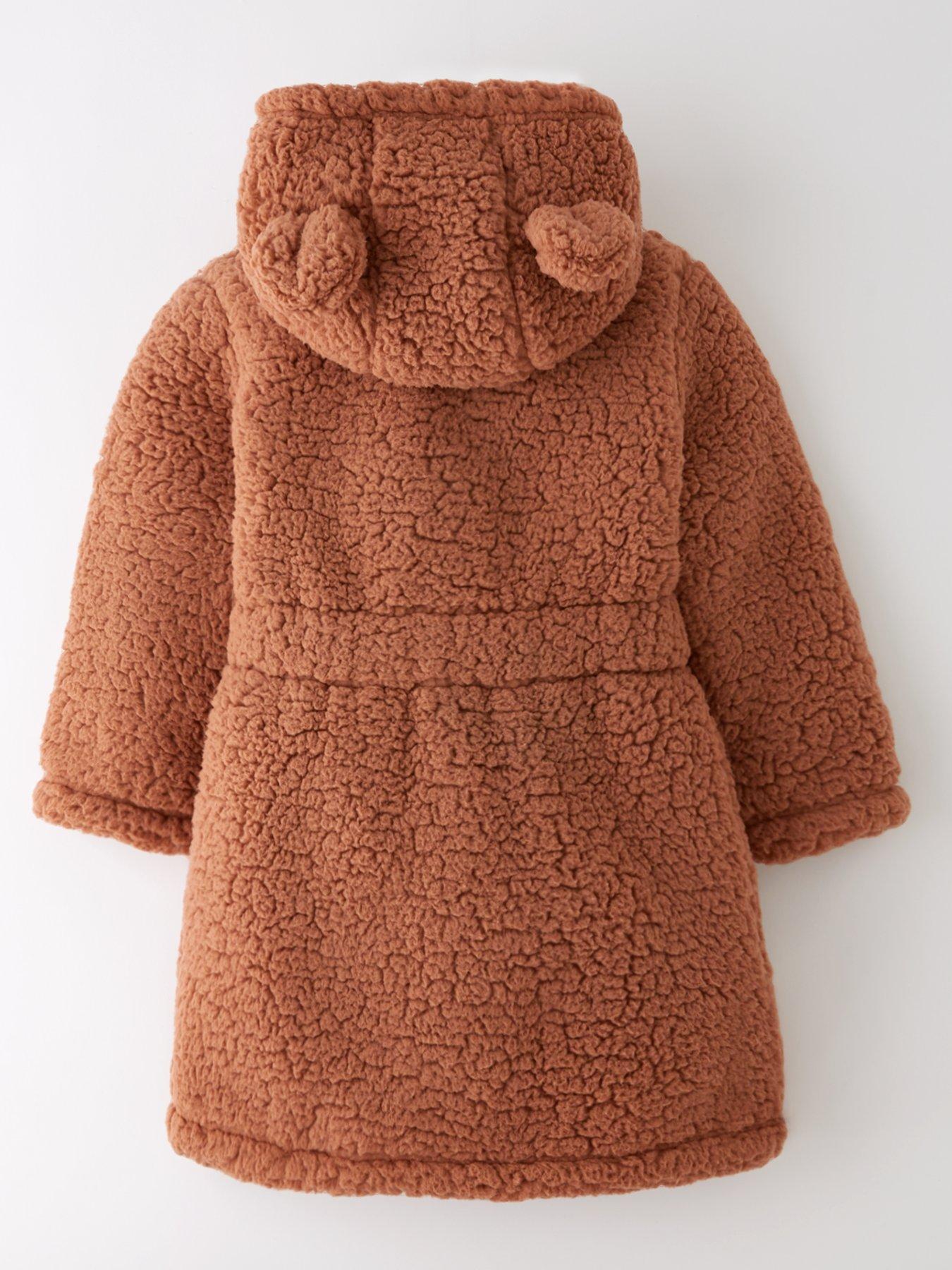 Image 2 of 4 of The Very Collection Kids Fleece Bear Robe - Multi