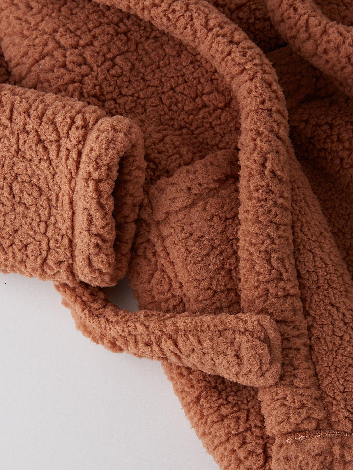 Image 4 of 4 of The Very Collection Kids Fleece Bear Robe - Multi