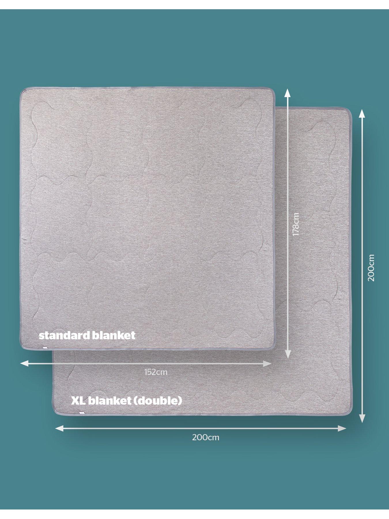 Image 5 of 7 of Silentnight Restore Cooling Summer Throw - Grey - Large