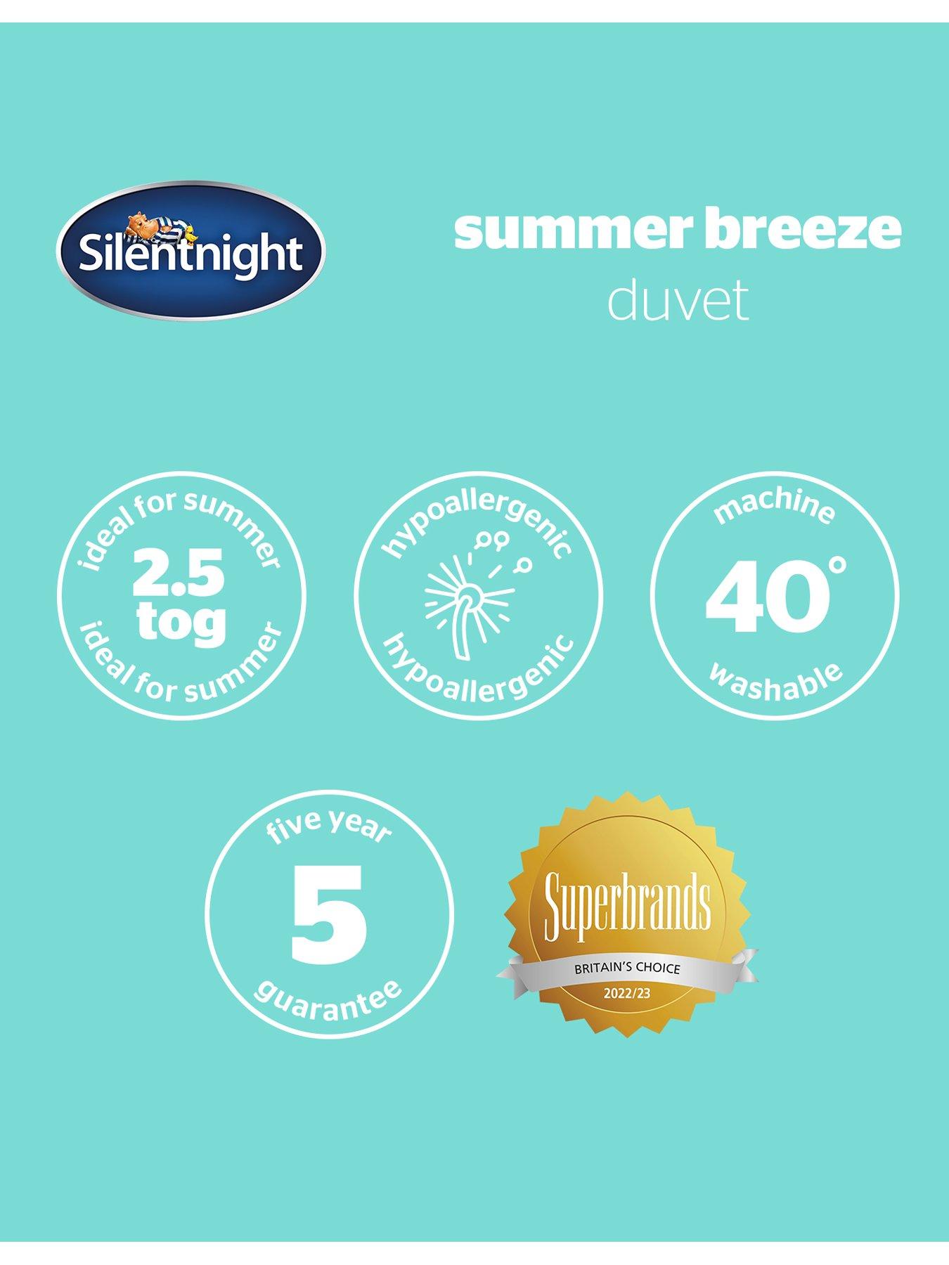 Image 7 of 7 of Silentnight Summer Breeze Cooling Summer Duvet - 2.5 Tog