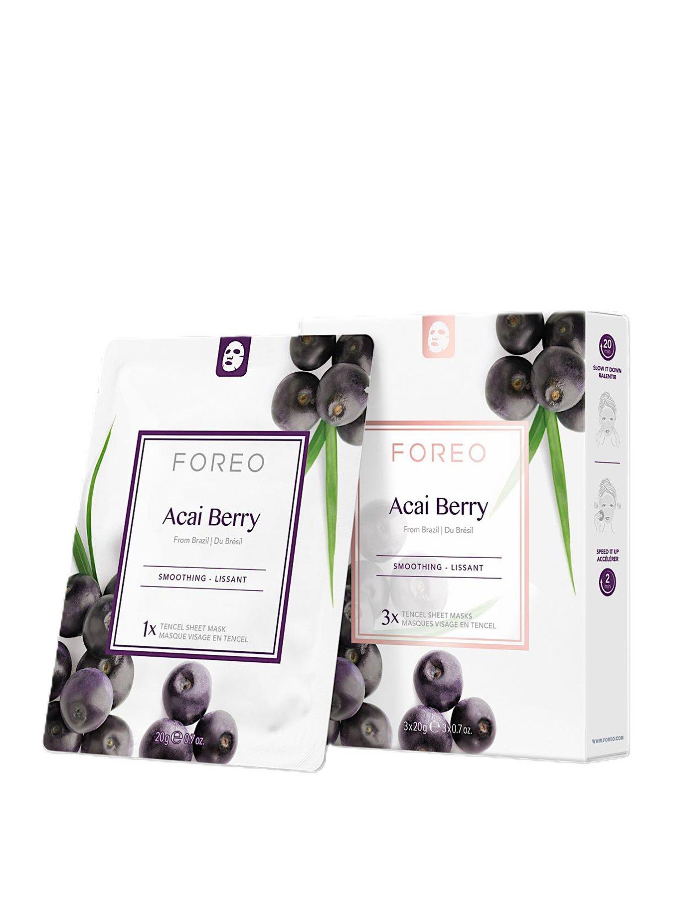 FOREO Farm to Face Masks x3 - Acai Berry