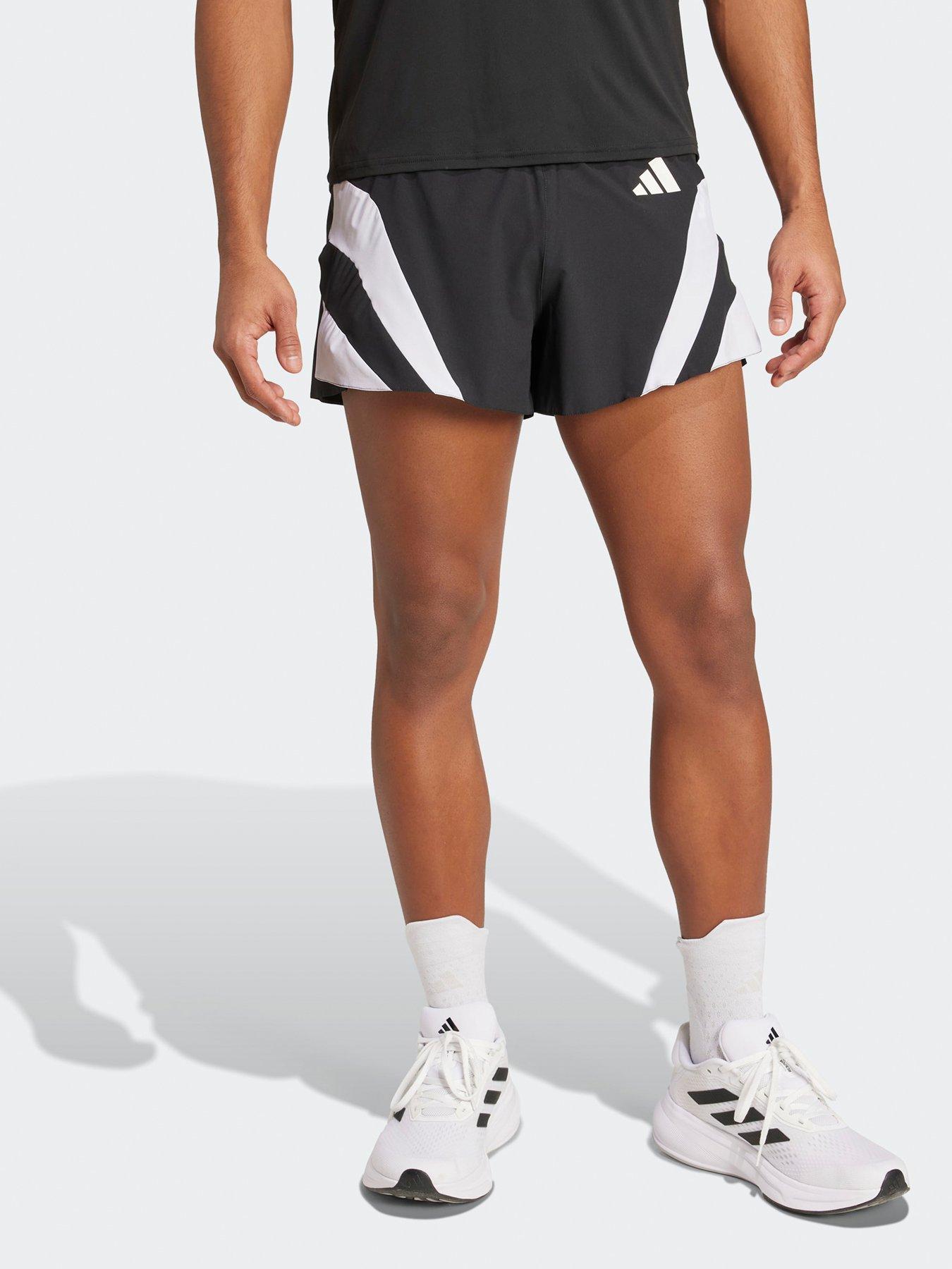 undefined Mens Running Adizero 5 Inch Shorts - Black
