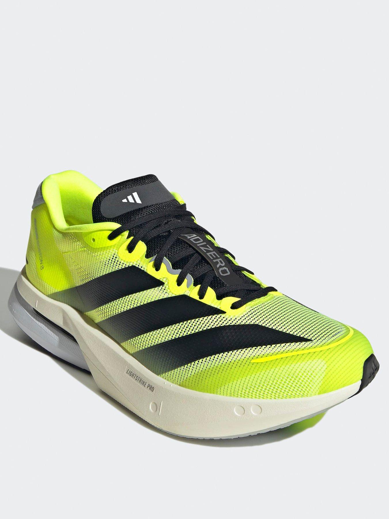 Image 2 of 7 of adidas Mens Running Adizero Boston 13 Trainers - Yellow