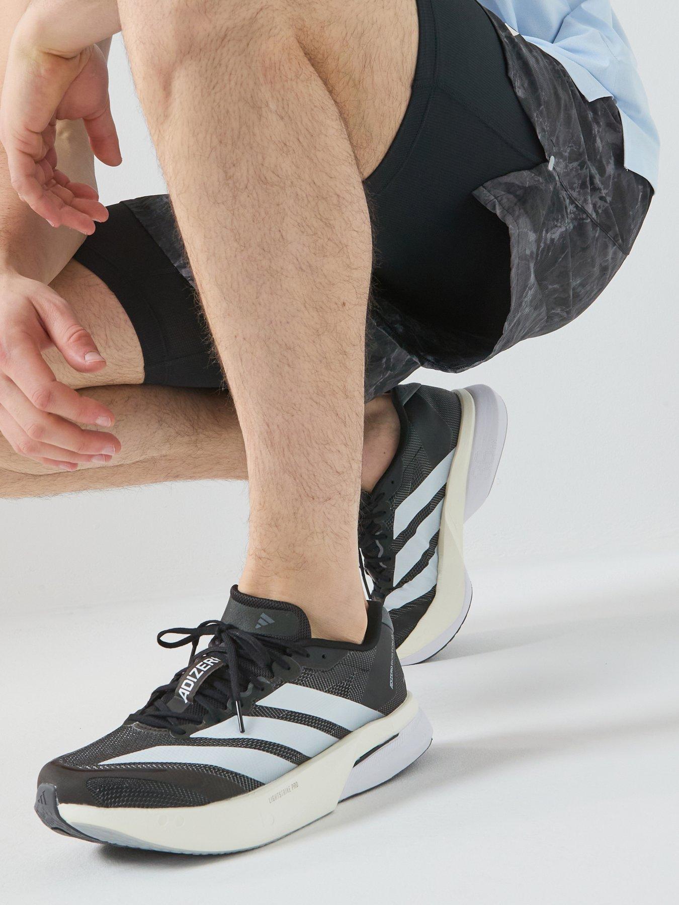 adidas Mens Running Adizero Boston 13 Trainers - Black | Very