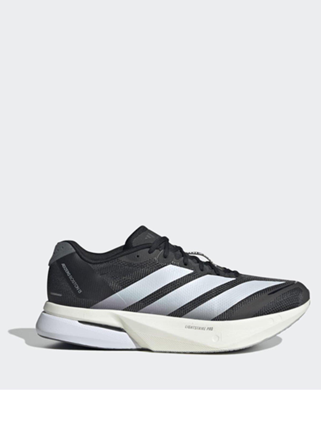 adidas Mens Running Adizero Boston 13 Trainers Black Very