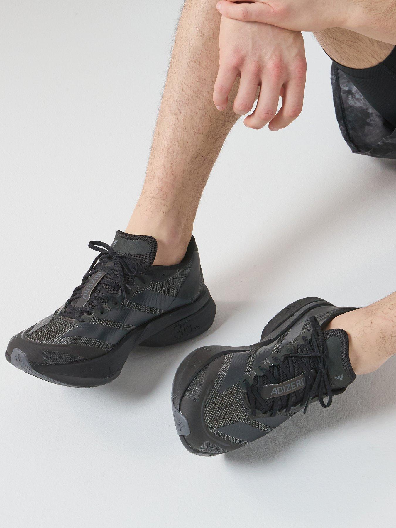 adidas: Mens Running Adizero Boston 13 Trainers - Black