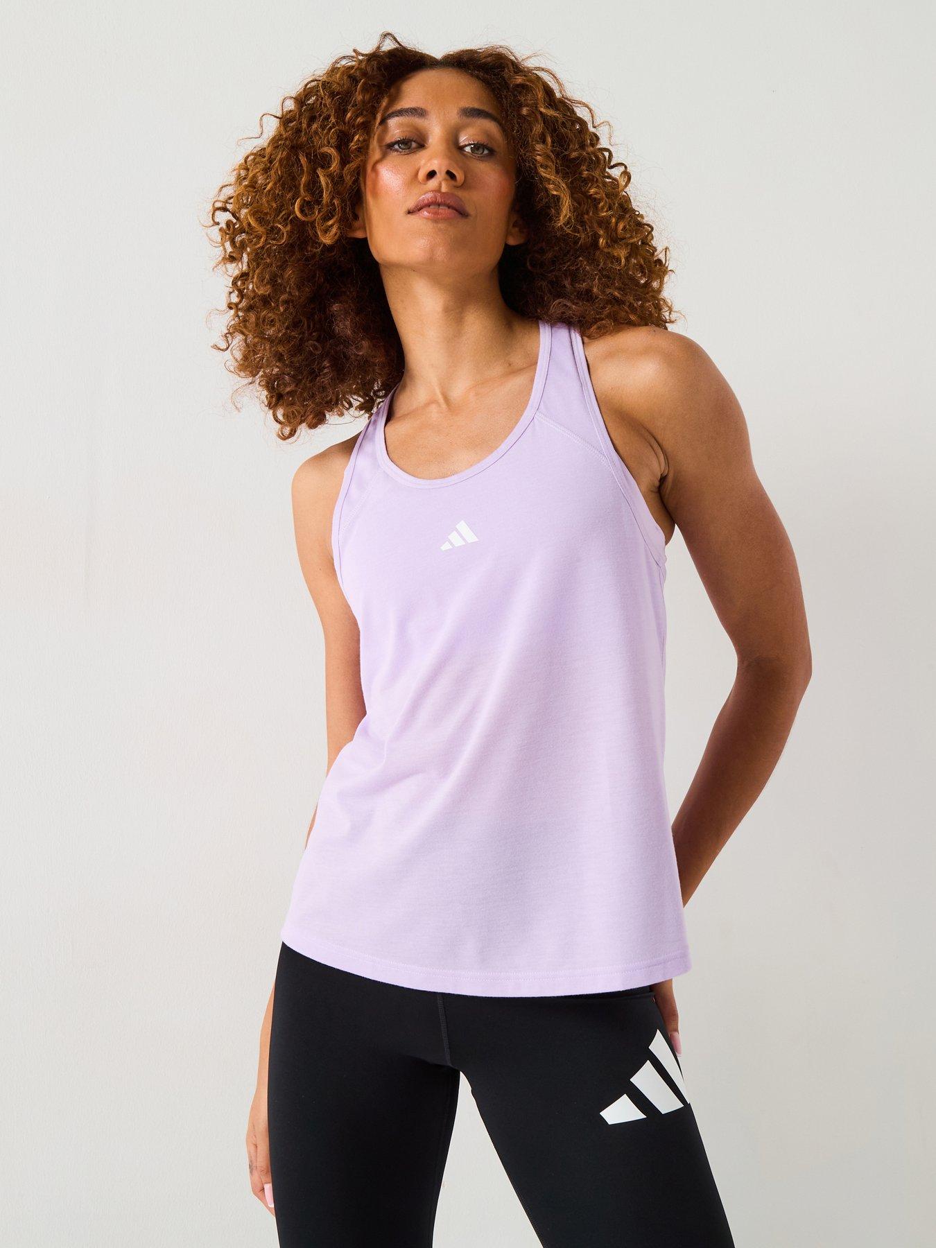 Adidas Womens Training Essentials Tank - Purple