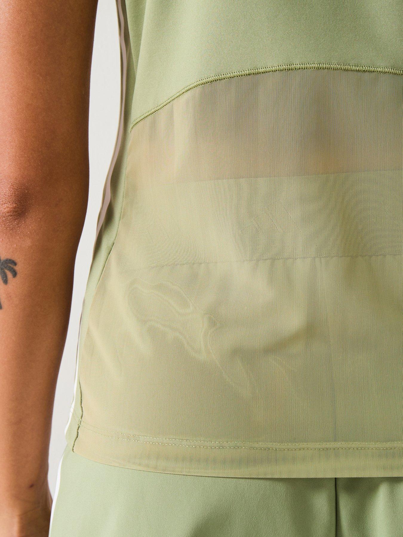 Image 5 of 6 of adidas Womens Training Hyperglam T-Shirt - Green