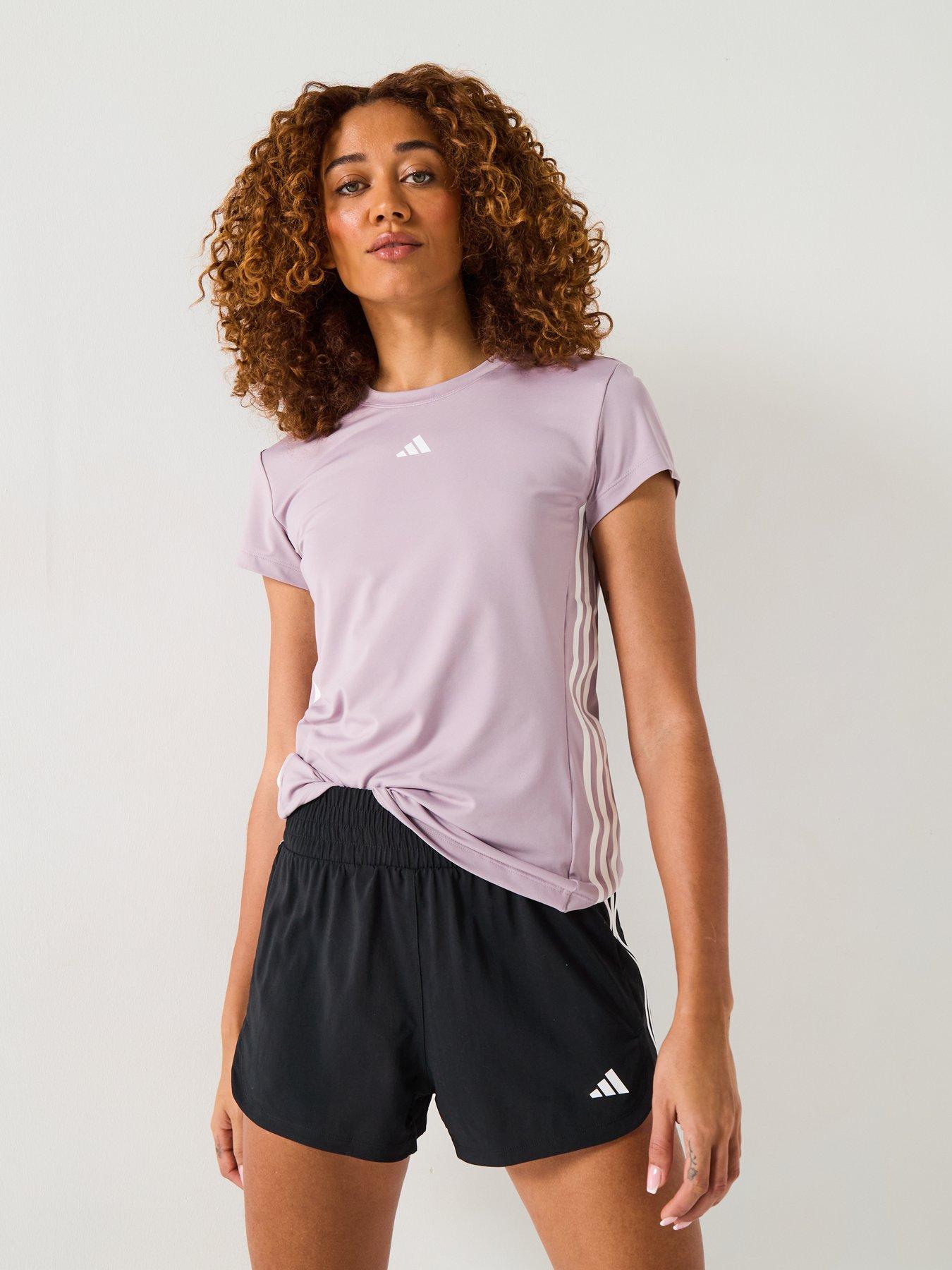 Image 6 of 6 of adidas Womens Training Hyperglam T-Shirt - Purple