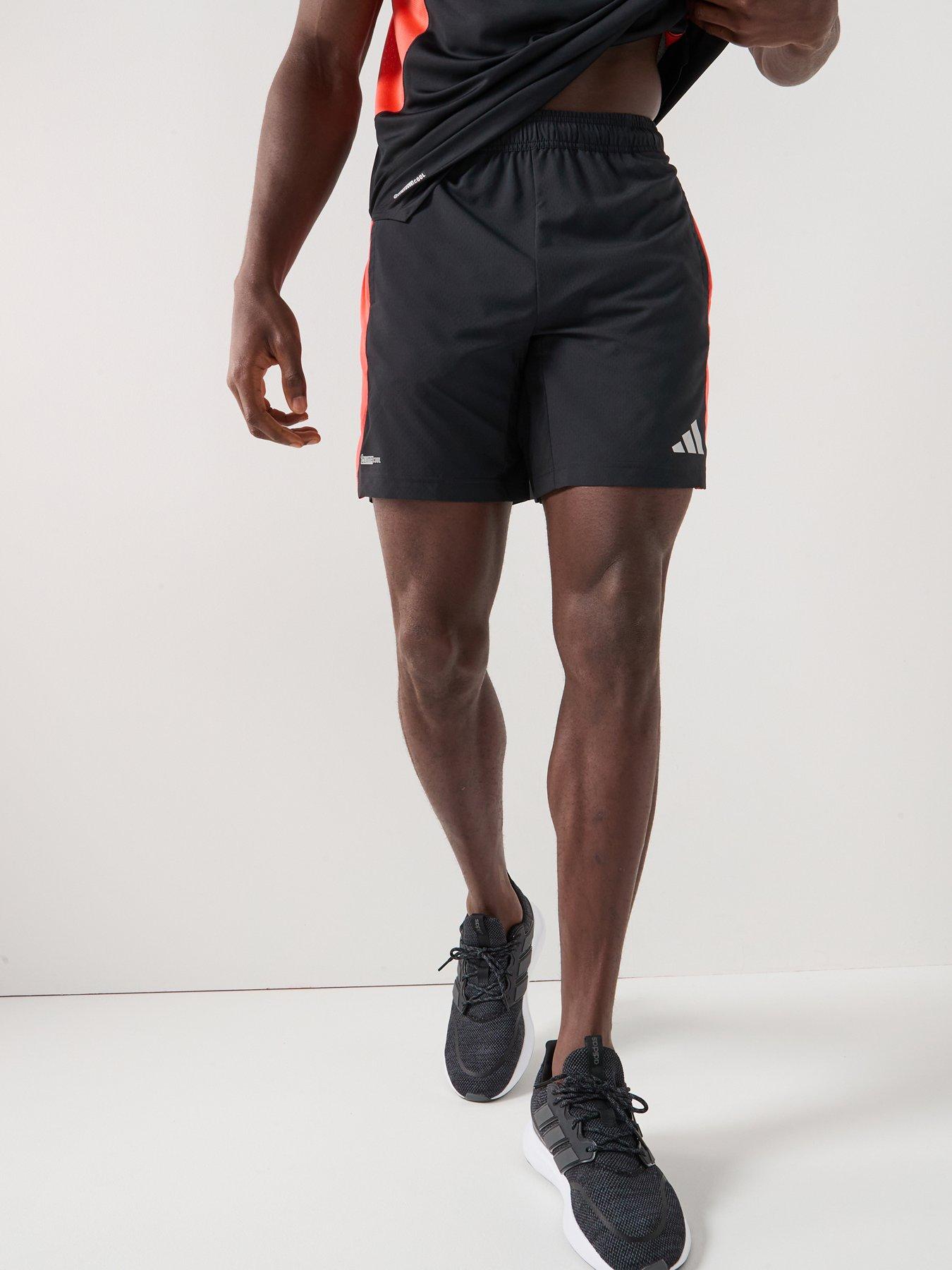 adidas Mens Training Tech 7Inch Shorts - Black