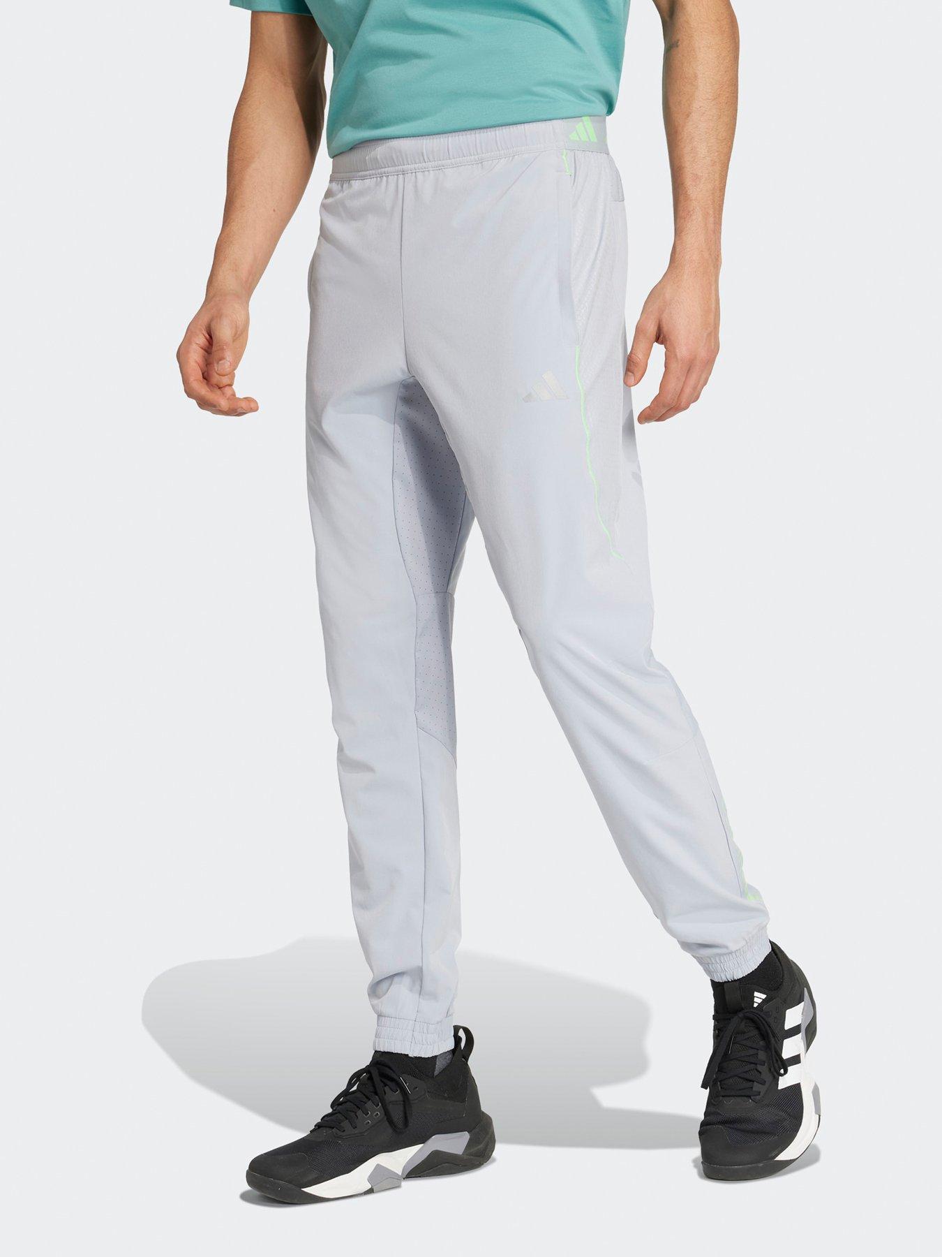 Adidas Mens Training Tech Pants - Grey