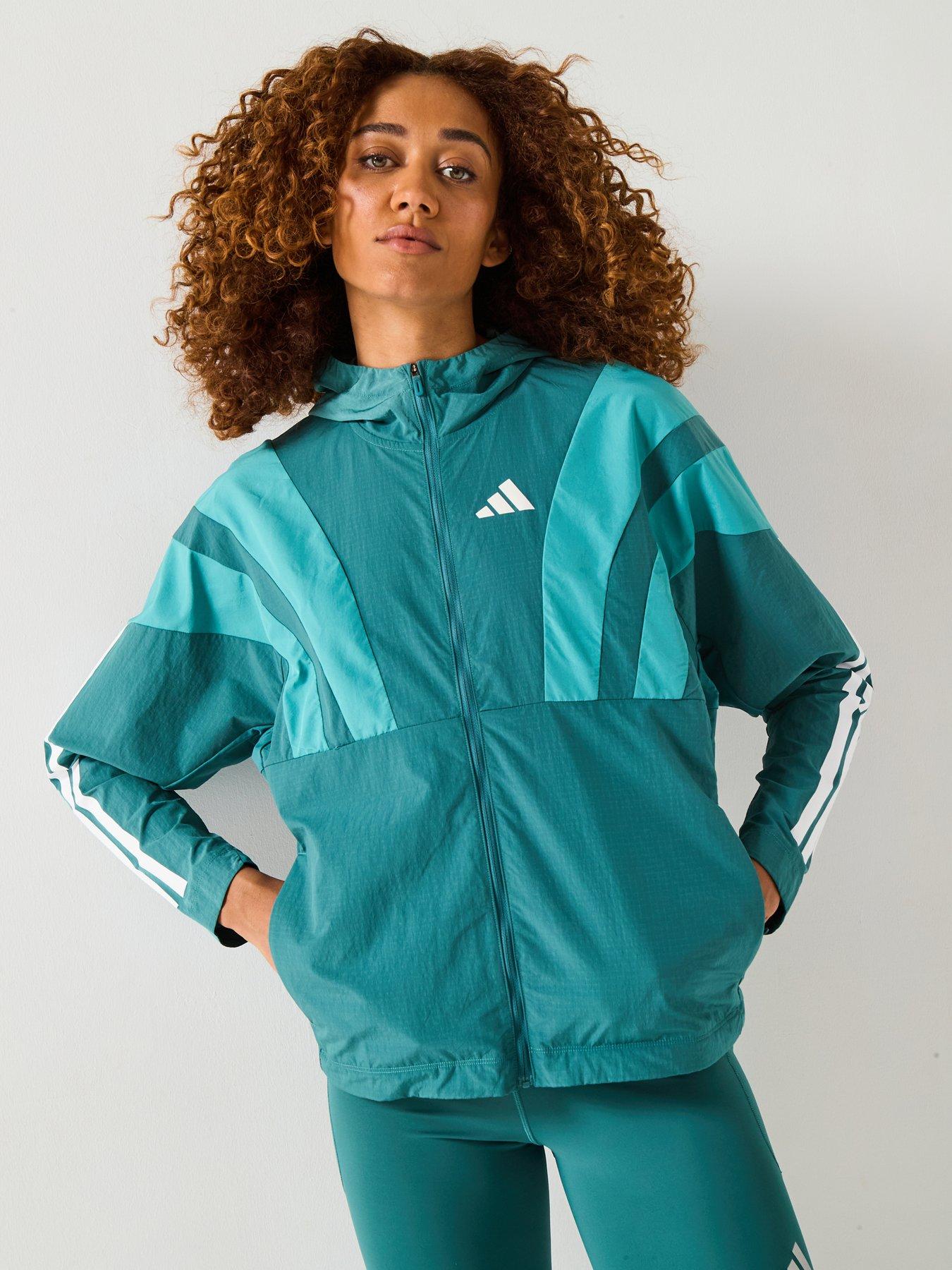 undefined Womens Running Adizero Jacket - Green