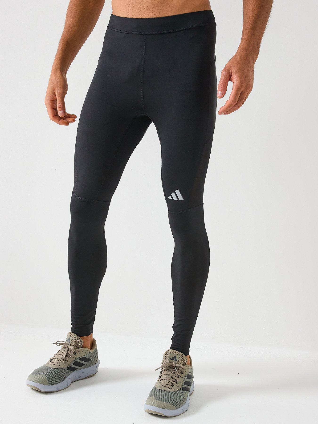 adidas Mens Running Run It Tights Black Very