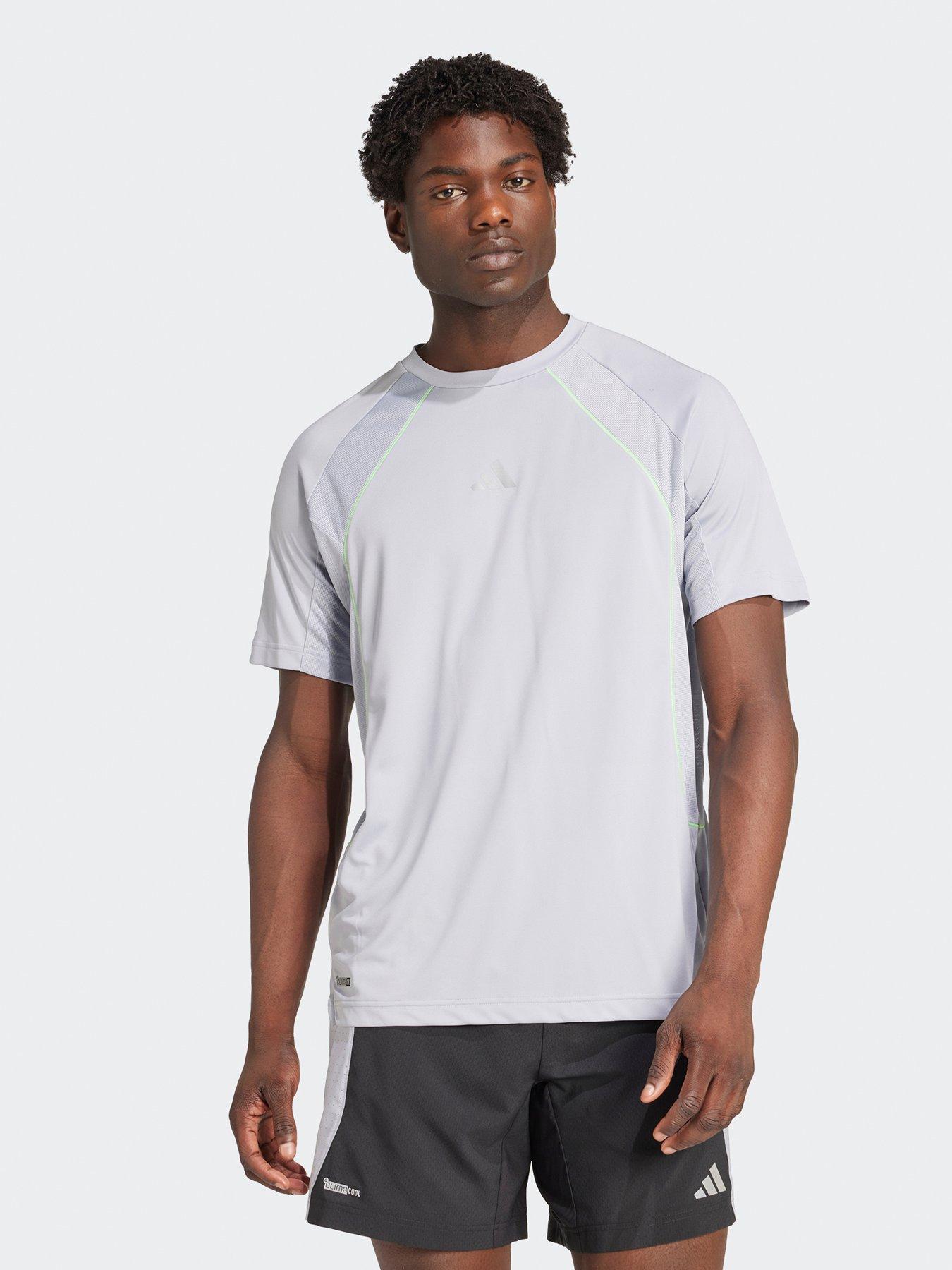 adidas: Mens Training Tech T-Shirt - Grey