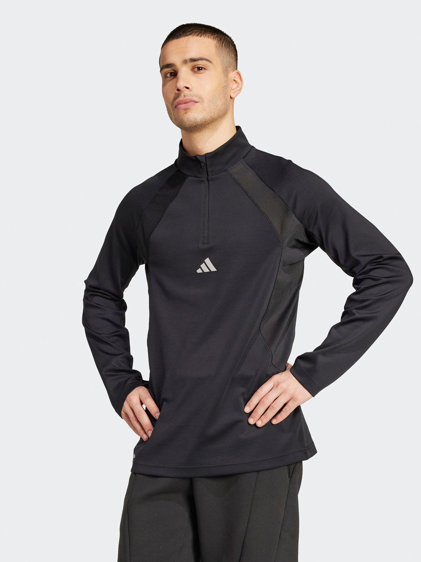 adidas: Mens Training Tech 1/4 Zip Top - Black