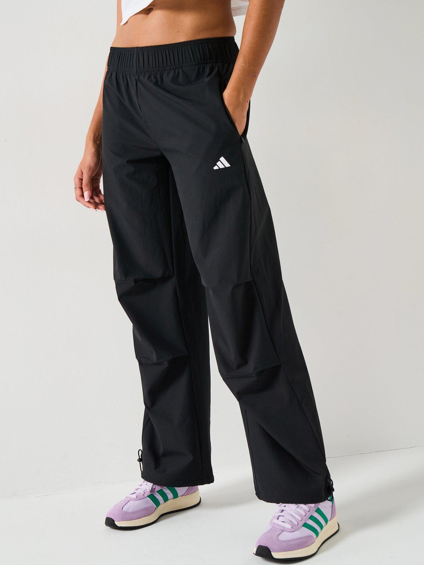 adidas Womens Training Essentials Woven Pants, Black, Size S, Women
