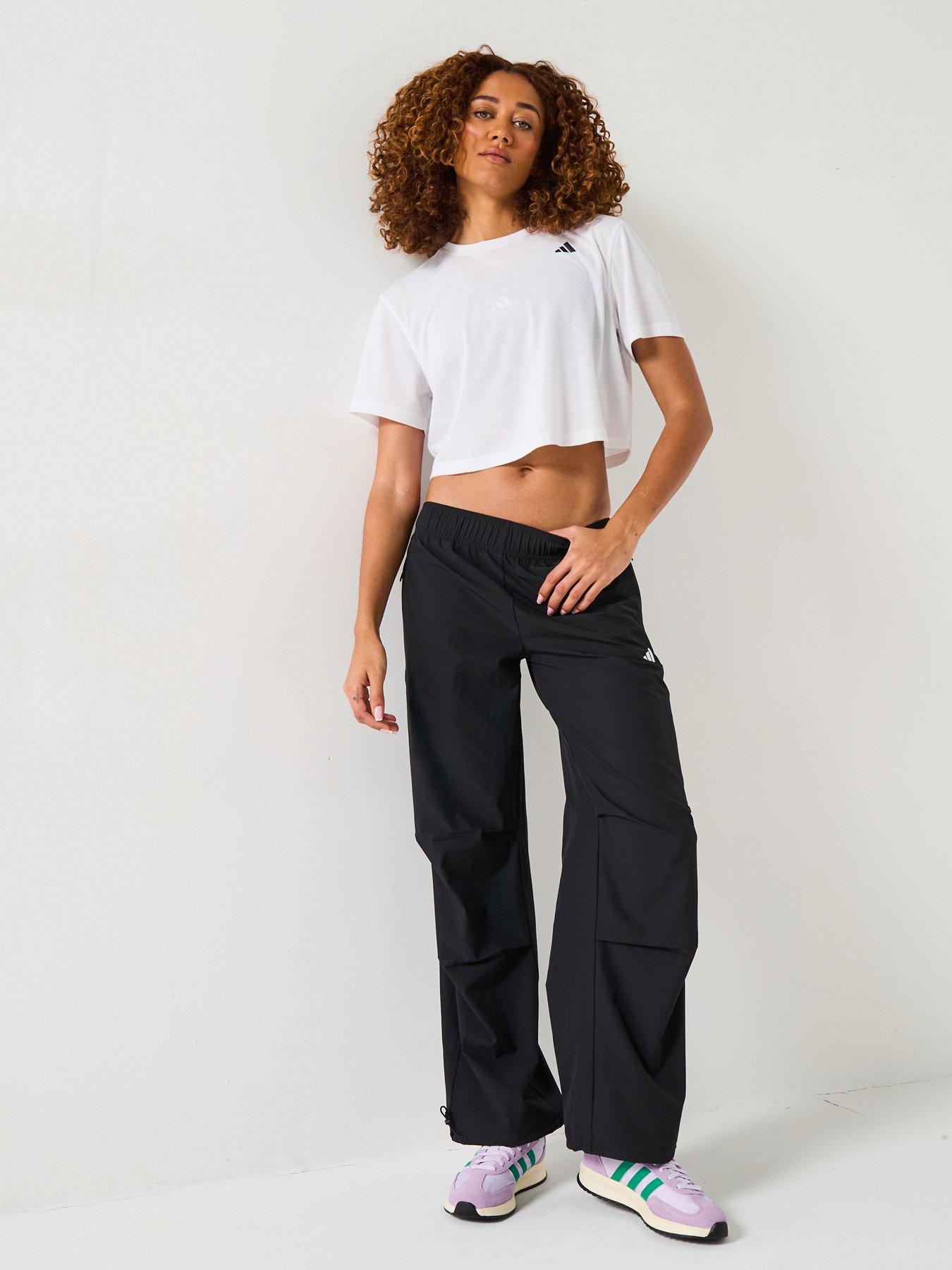 Image 3 of 6 of adidas Womens Training Essentials Woven Pants - Black