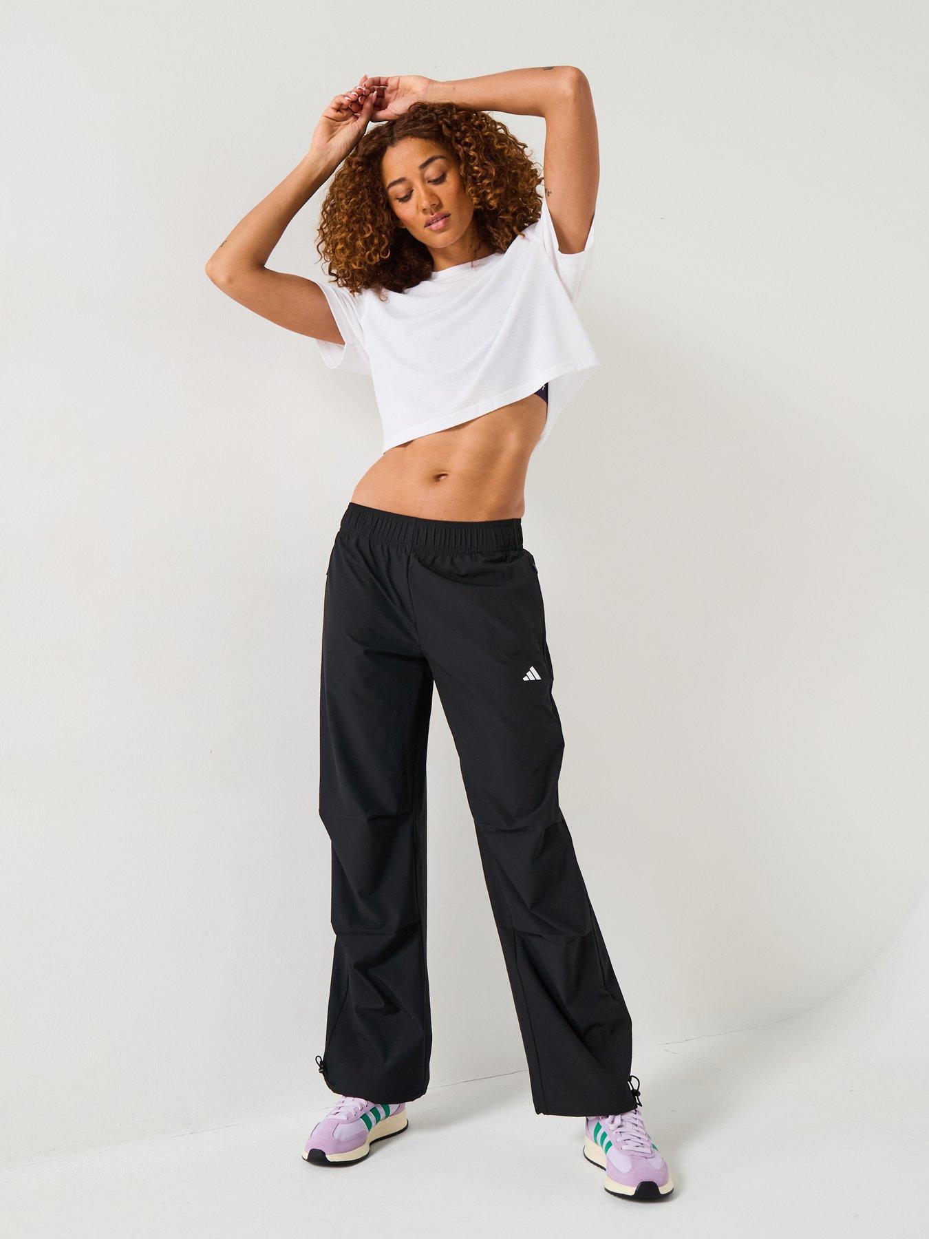 Image 4 of 6 of adidas Womens Training Essentials Woven Pants - Black