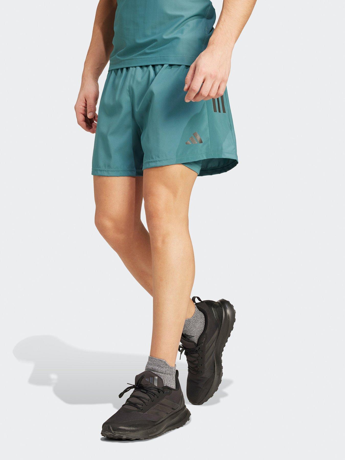 adidas Mens Running Own The Run 2In1 Shorts, Preloved Teal, Size 2Xl, Men