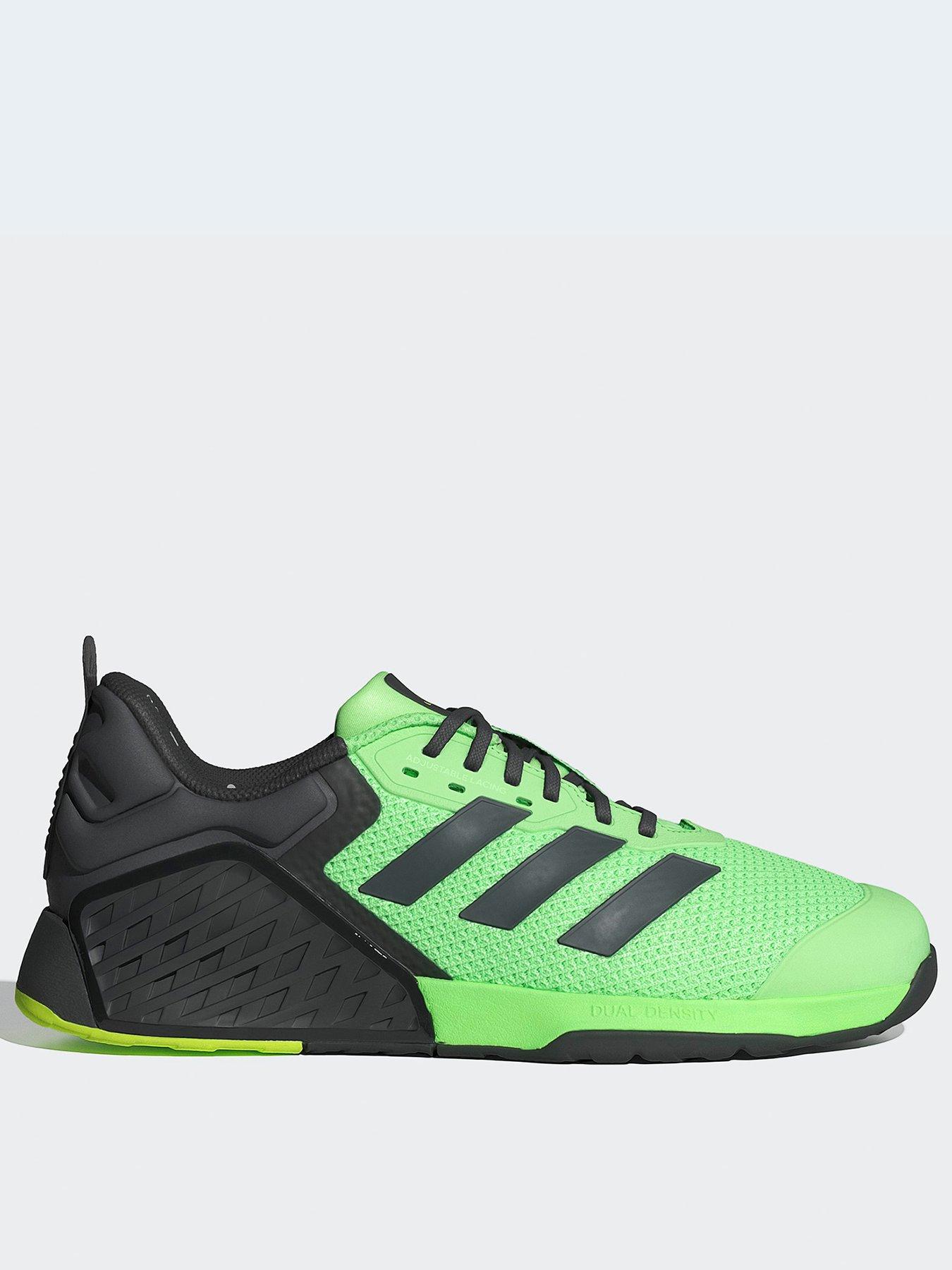 adidas Mens Training Dropset 3 Trainers, Lime Burst/Carbon/Lucid Lemon, Size 7, Men