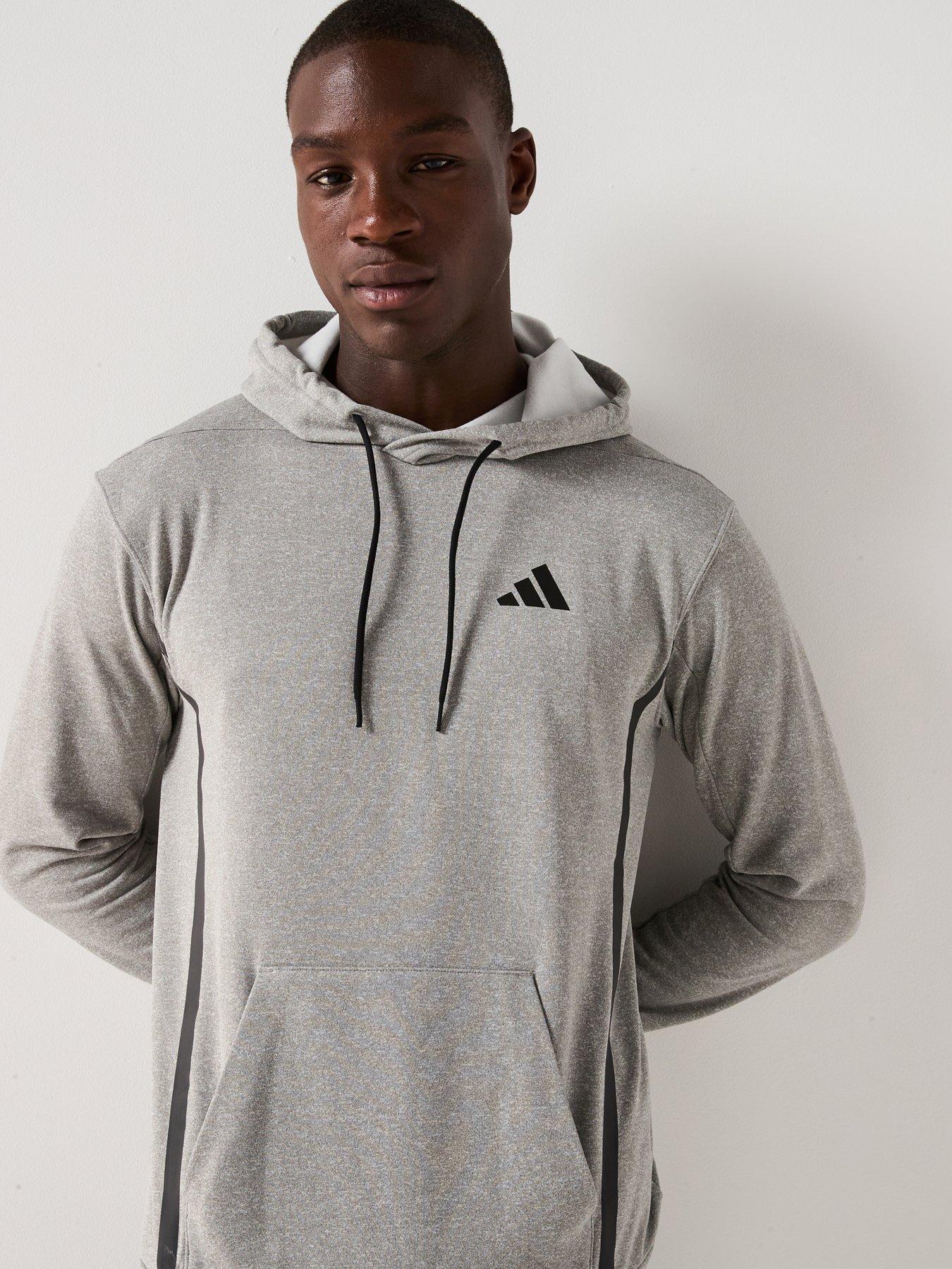 undefined Mens Training Game  &  Go Hoodie - Grey