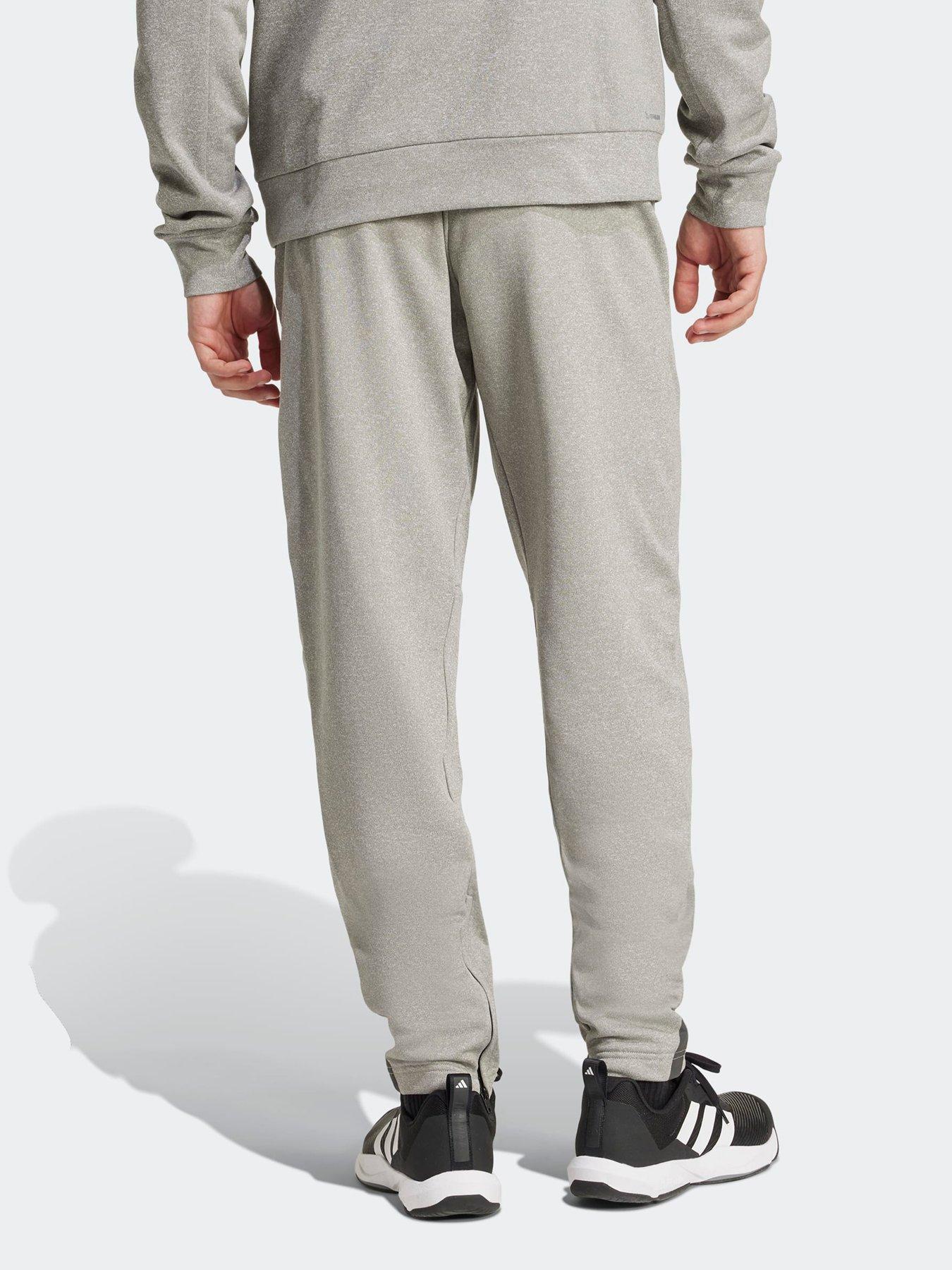 adidas Mens Training Game & Go 3 Bar Pants - Grey | Very