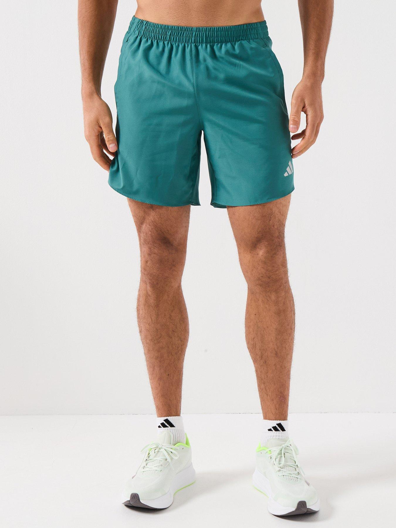 adidas Mens Running Run It 7Inch Shorts - Green